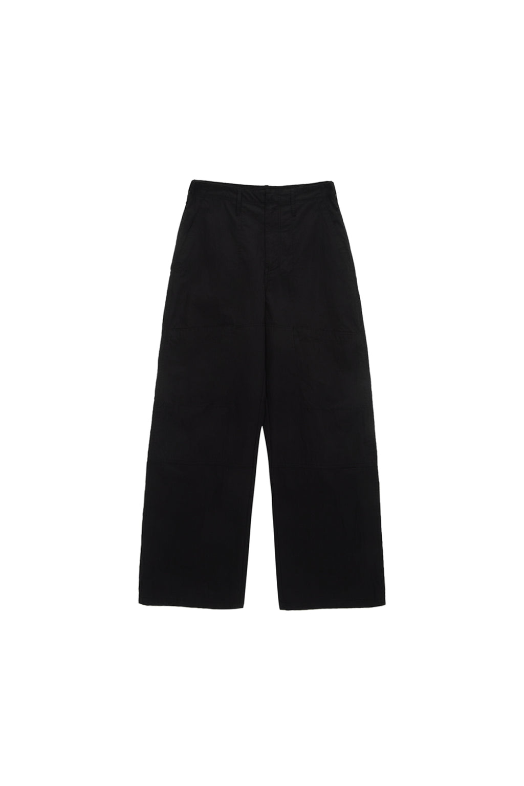 Matin Kim - Button Roll Up Double Knee Pants (Black) product image 1 | TRAB K-Fashion Australia