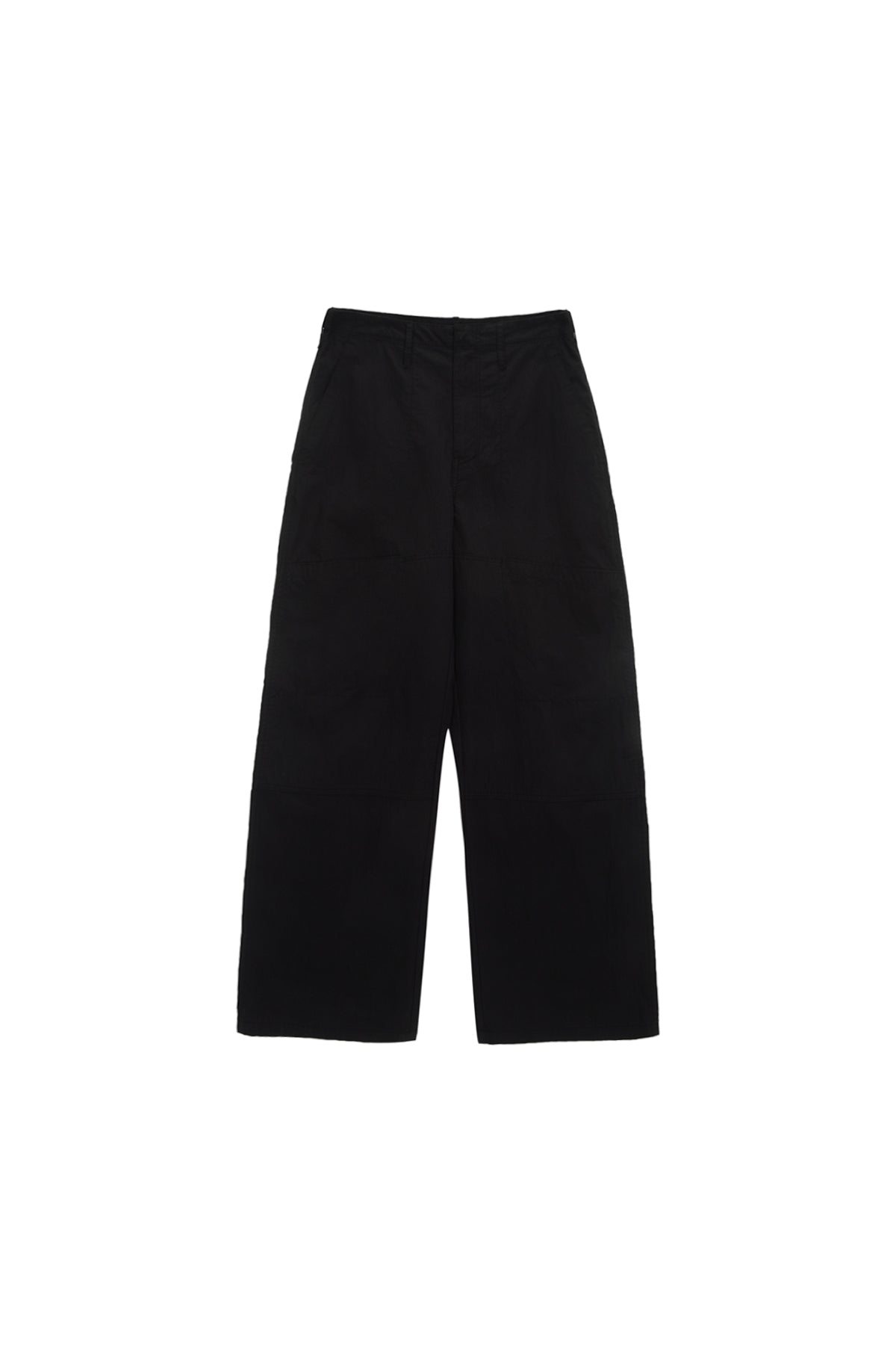 Matin Kim - Button Roll Up Double Knee Pants (Black) product image 1 | TRAB K-Fashion Australia