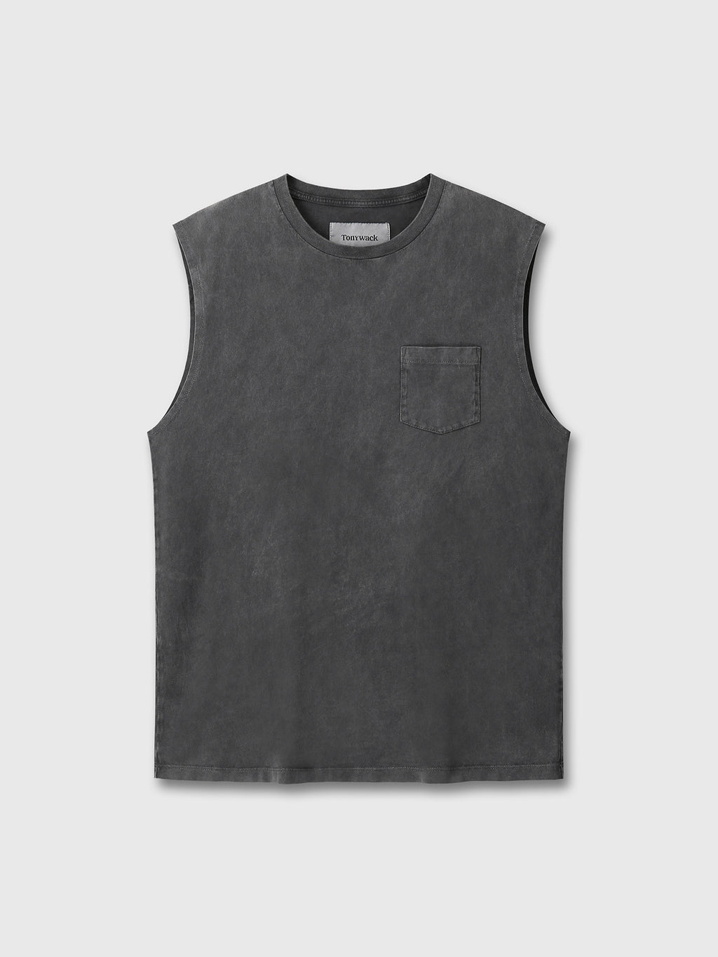 Tonywack - Garment-Dyed Patch Pocket Sleeveless (Faded Black) product image 7 | TRAB K-Fashion Australia