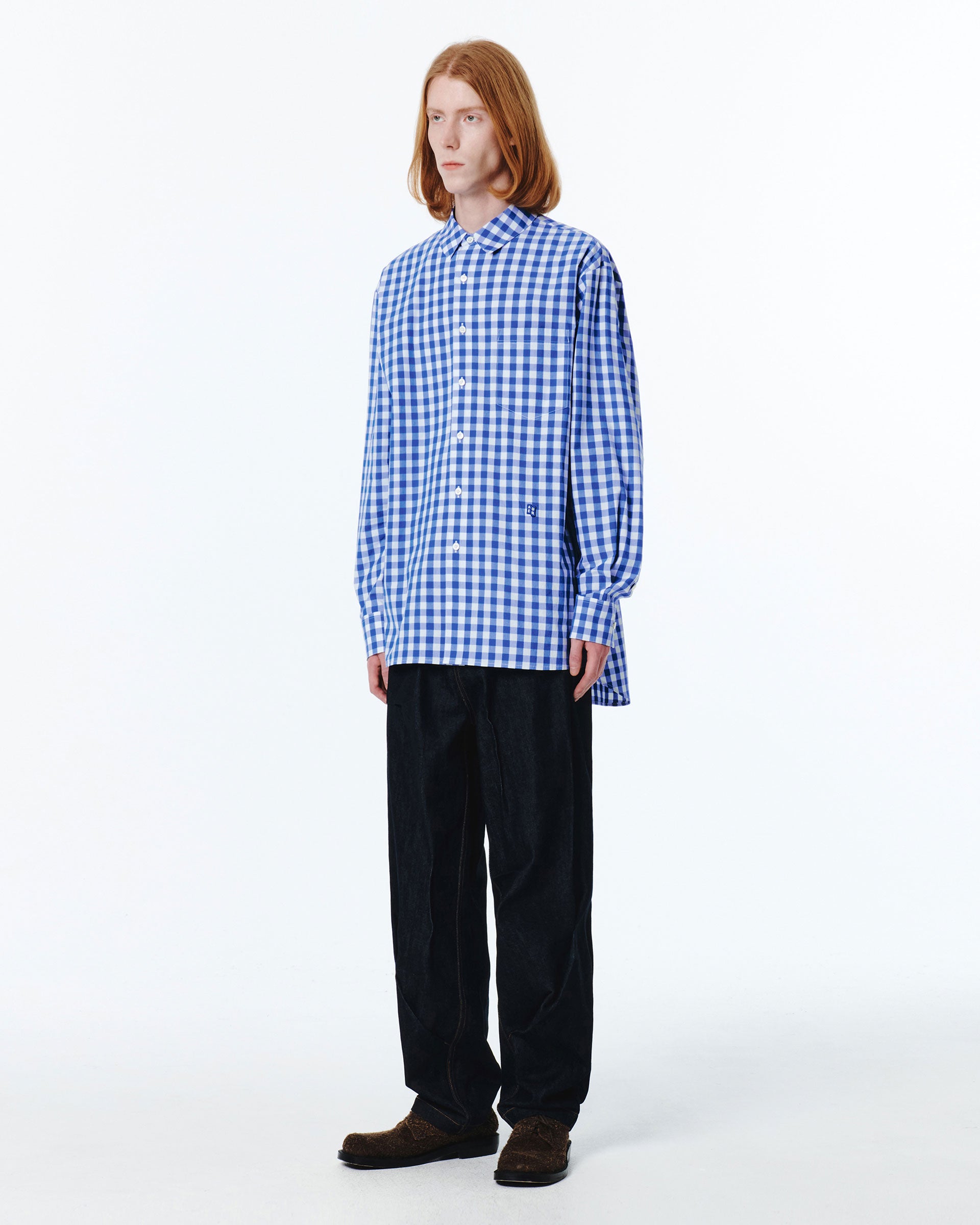 Ader Error - Sig; BL Tag shirt 03 (Z-Blue) product image 5 | TRAB K-Fashion Australia
