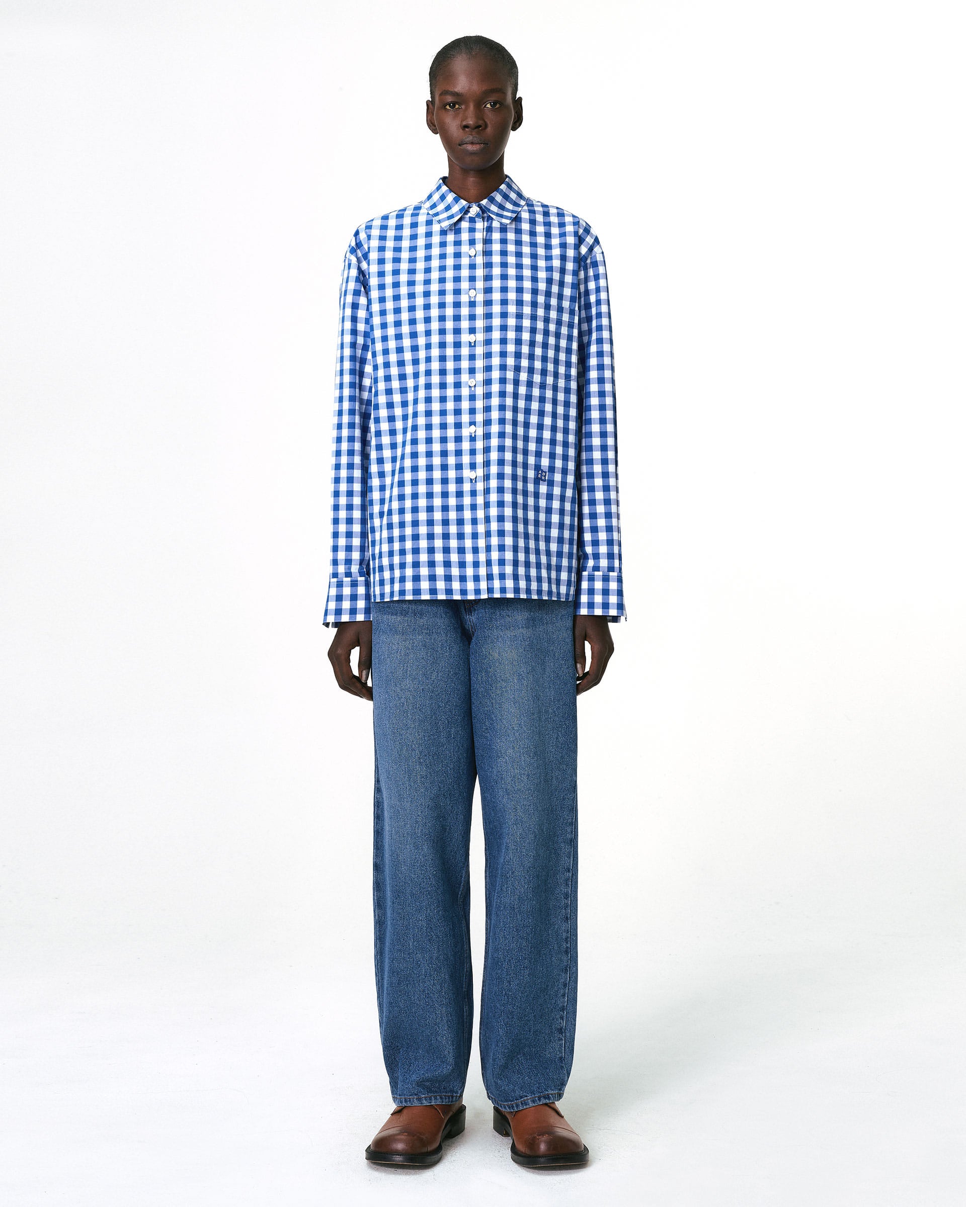 Ader Error - Sig; BL Tag shirt 03 (Z-Blue) product image 3 | TRAB K-Fashion Australia