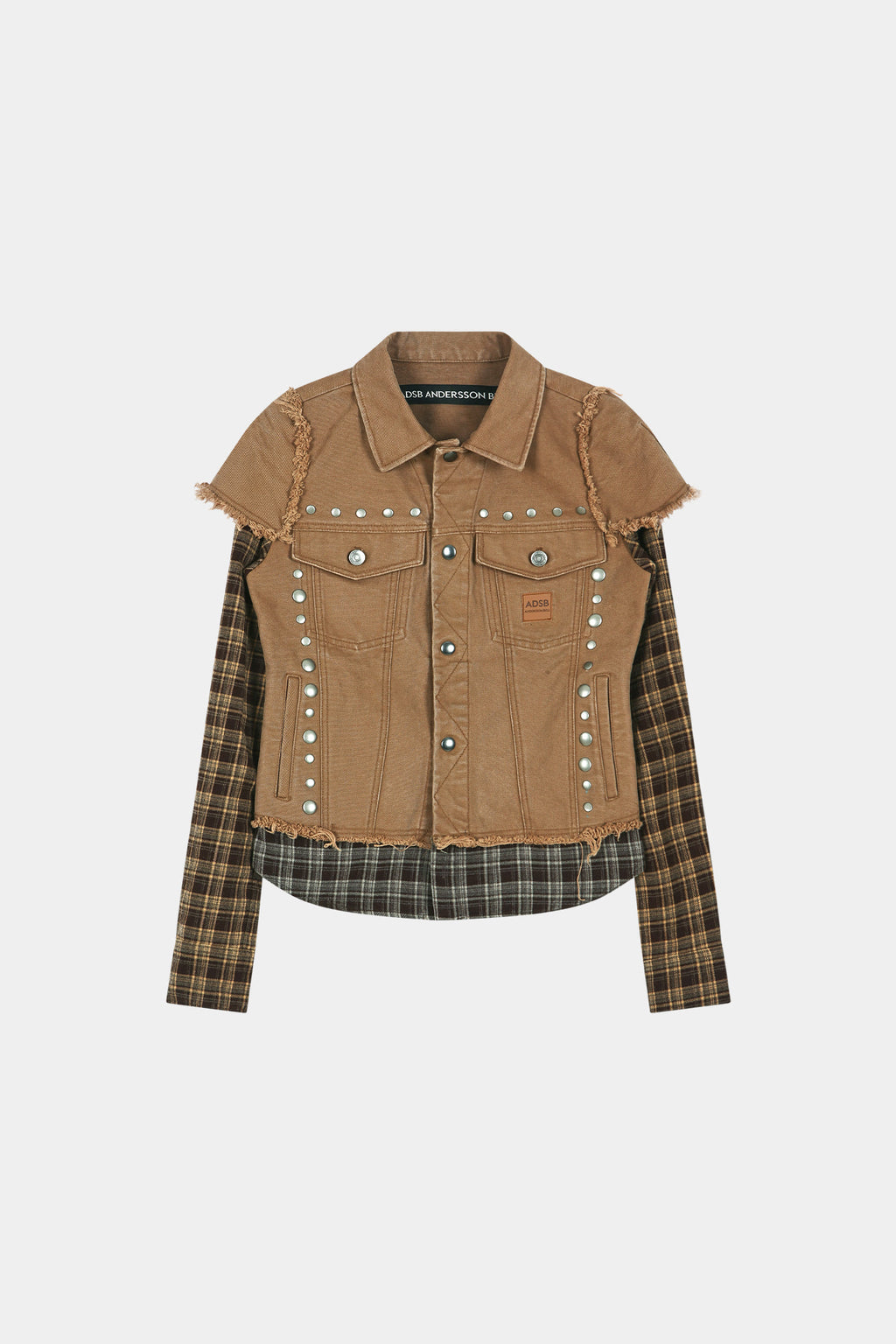 Andersson Bell - Layered Studded Vest Shirt (brown) (Brown) product image 9 | TRAB K-Fashion Australia