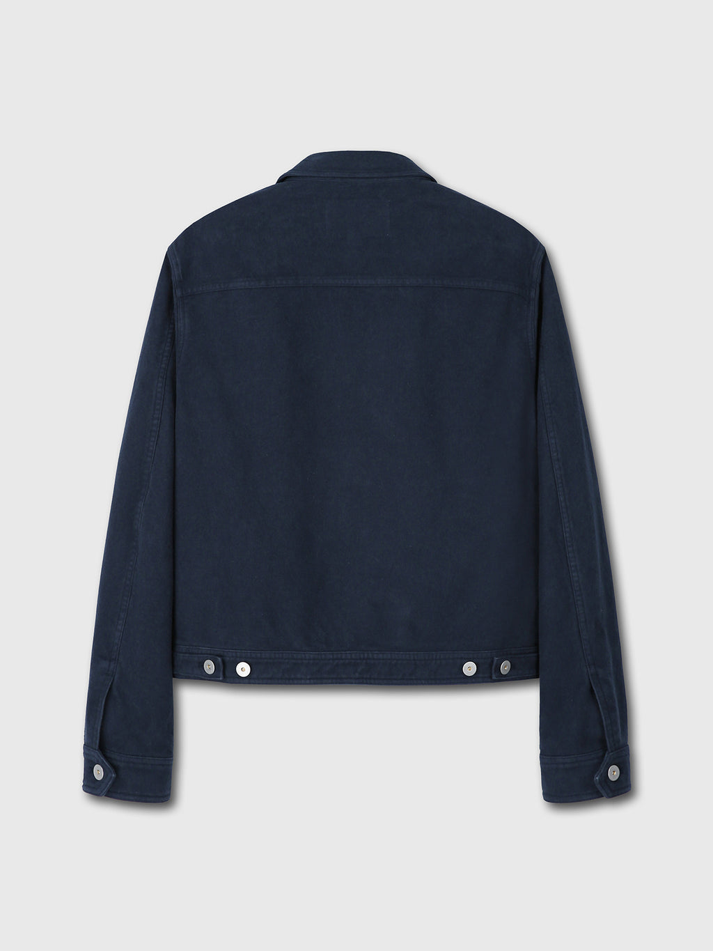 Tonywack - Moleskin Cotton Trucker Jacket (Navy) product image 8 | TRAB K-Fashion Australia