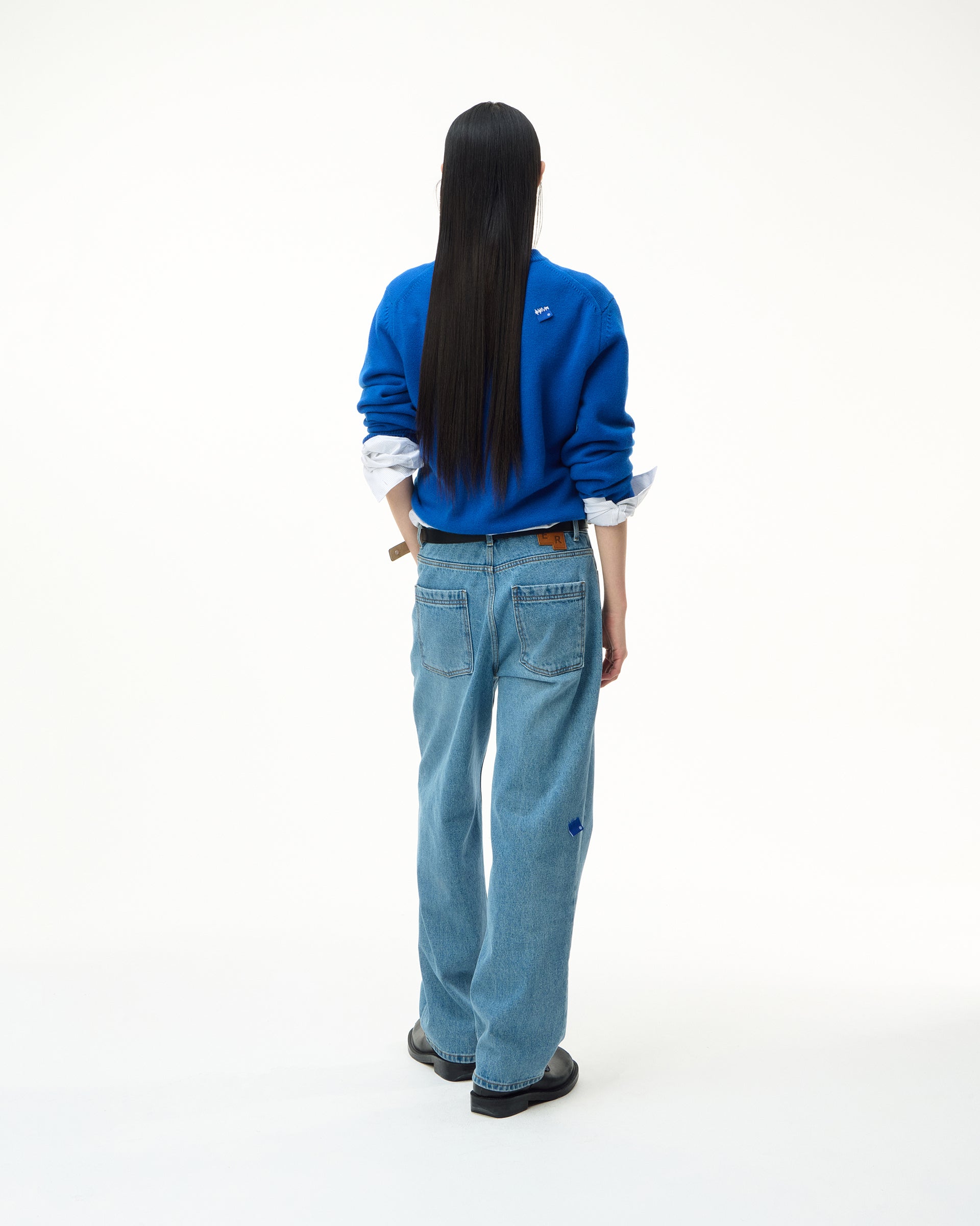Ader Error - Sig; SV Tag jeans 01 (Sky blue) product image 2 | TRAB K-Fashion Australia