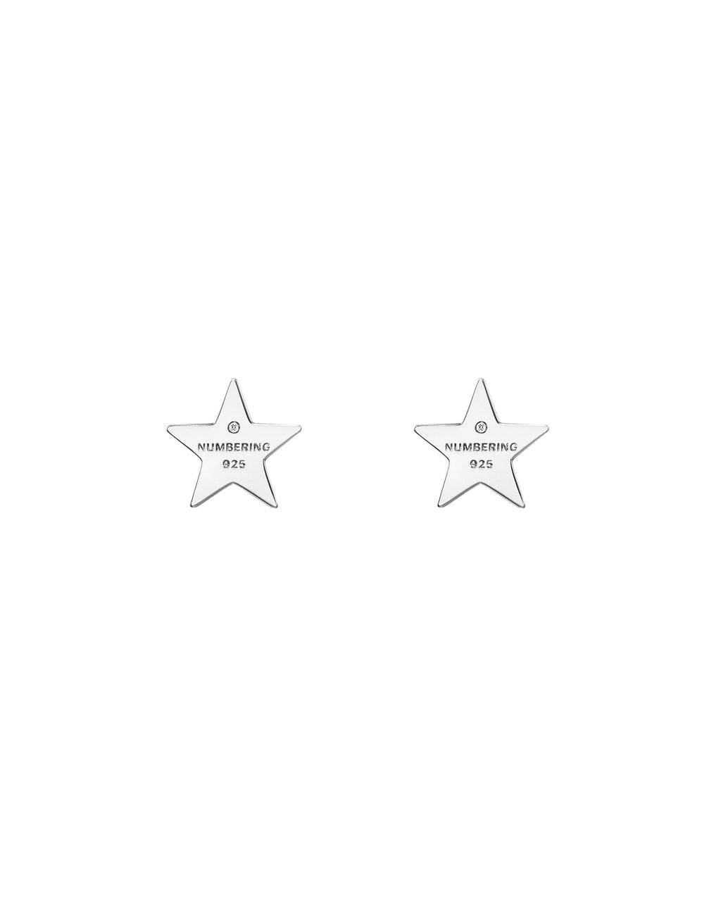 Numbering - Logo Engraved Star Earrings #7117 product image 9 | TRAB K-Fashion Australia