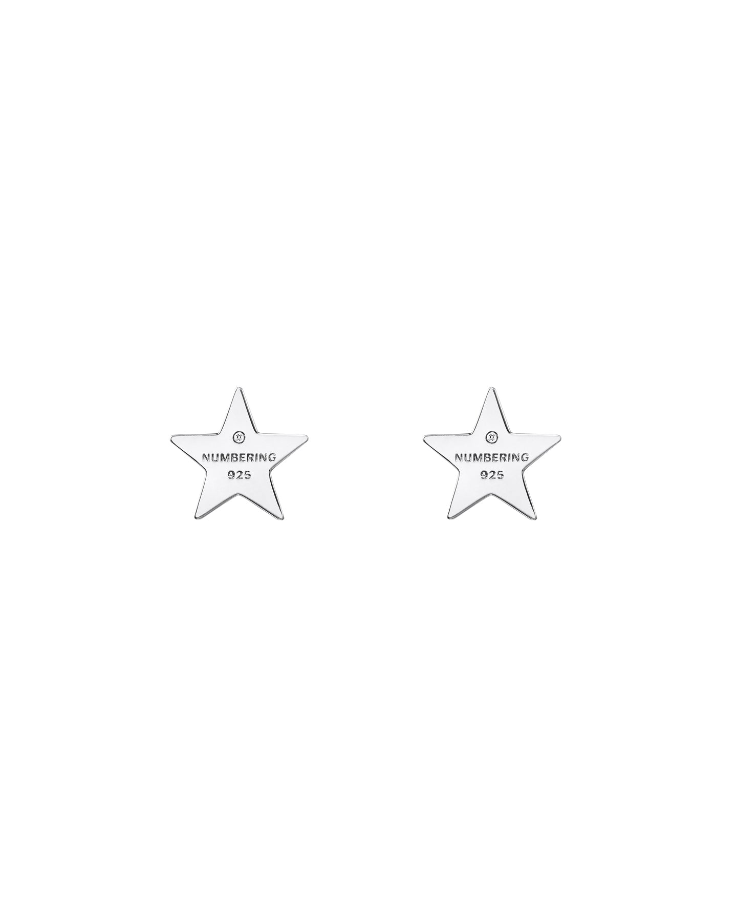 Numbering - Logo Engraved Star Earrings #7117 product image 9 | TRAB K-Fashion Australia