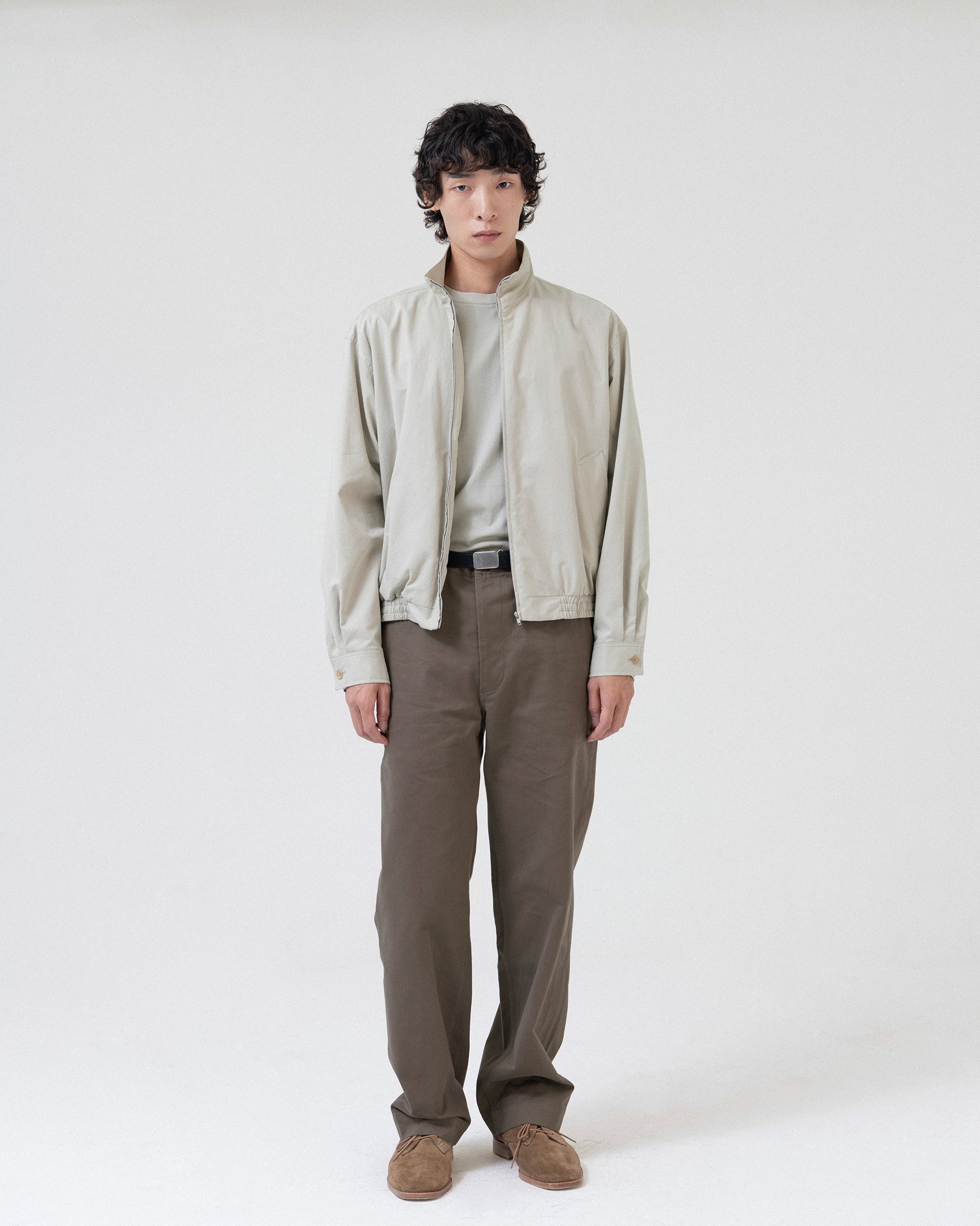 Brownyard - Stand Collar Blouson (Stone) product image 2 | TRAB K-Fashion Australia