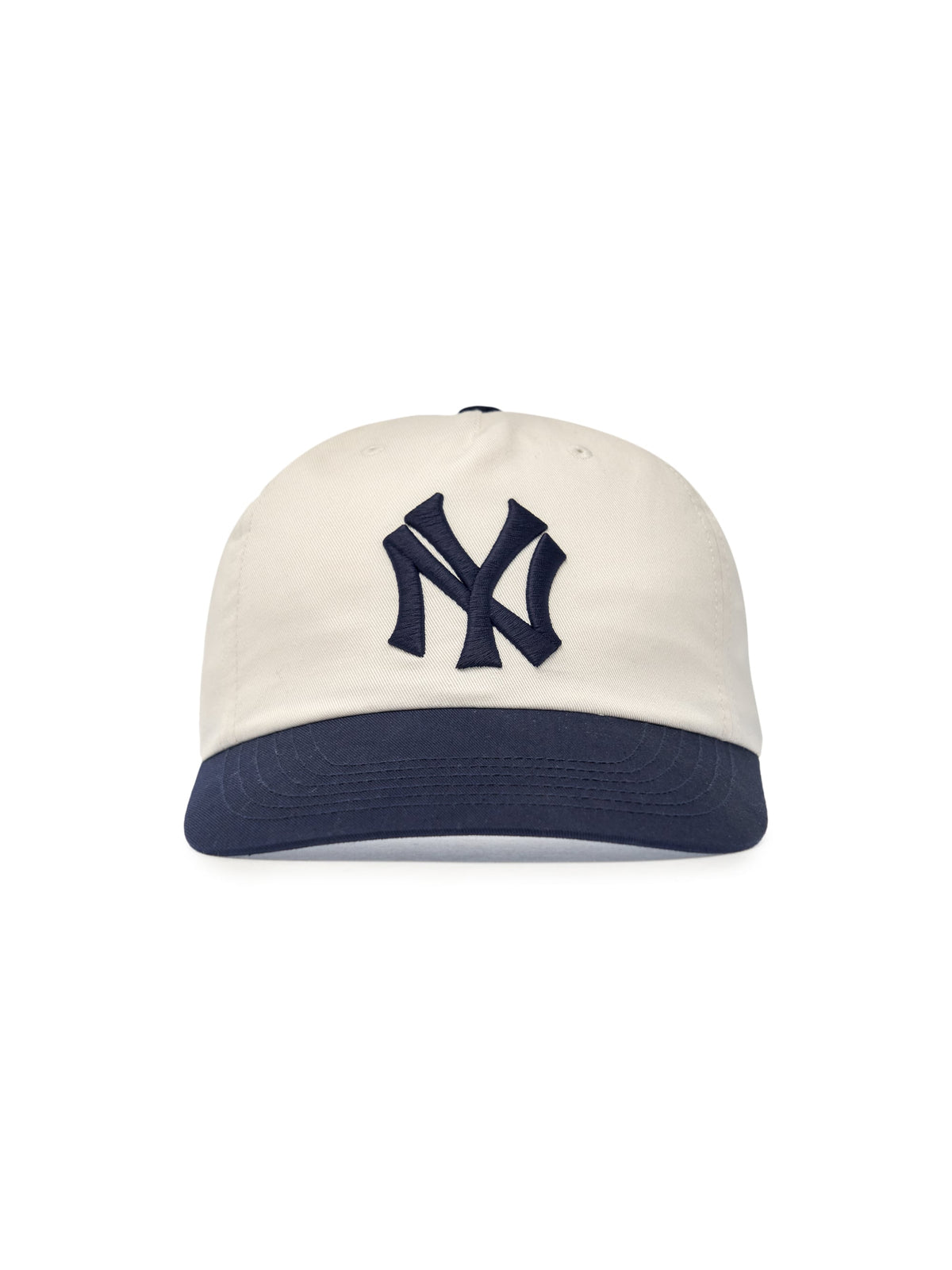 MLB Korea - MLB Q-Fit Color Block Unstructured Ball Cap New York Yankees (Navy) product image 6 | TRAB K-Fashion Australia