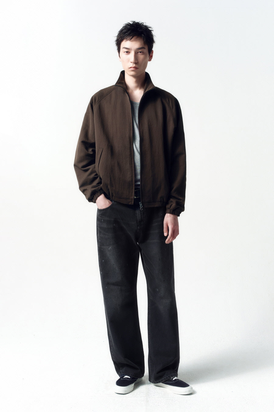 Insilence - Acid Raglan Blouson (Brown) product image 5 | TRAB K-Fashion Australia