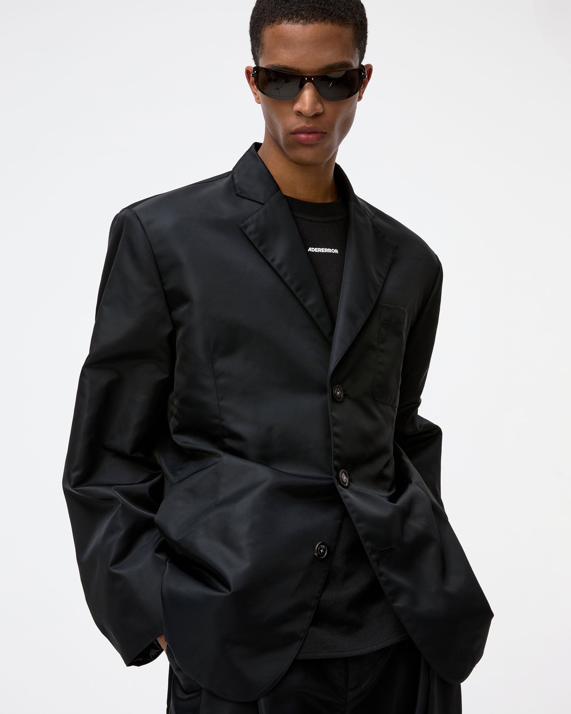 Ader Error - Nyl Blazer Product. 9 (Noir) product image 5 | TRAB K-Fashion Australia
