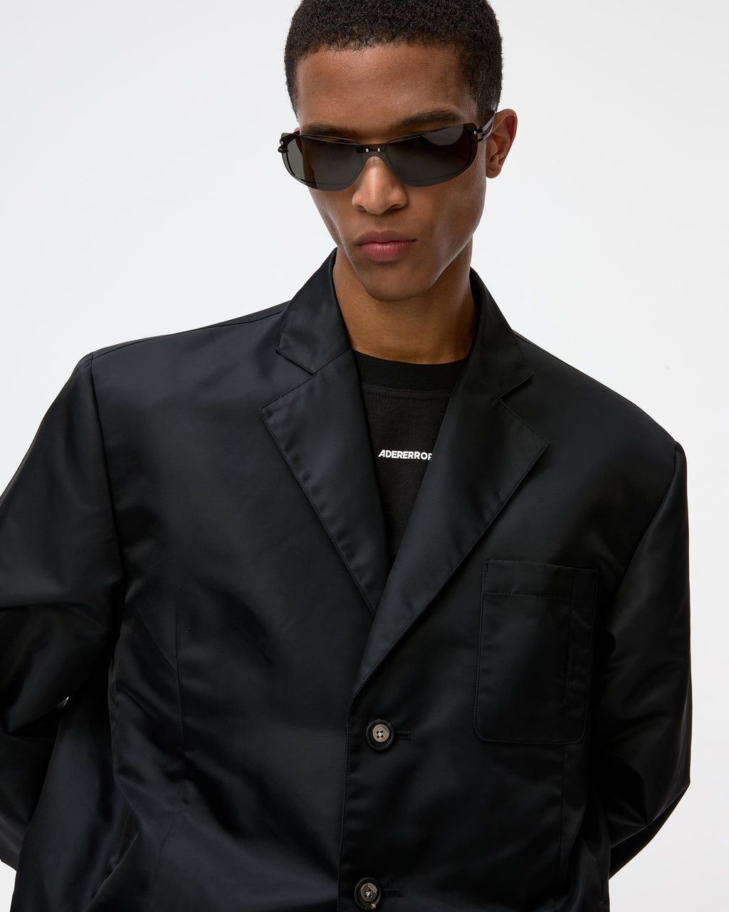 Ader Error - Nyl Blazer Product. 9 (Noir) product image 6 | TRAB K-Fashion Australia