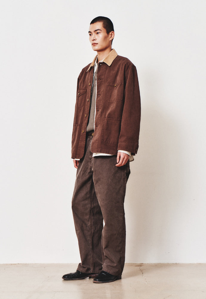 Art if acts - Garment Washed Chore Jacket (Vintage Brown) product image 2 | TRAB K-Fashion Australia