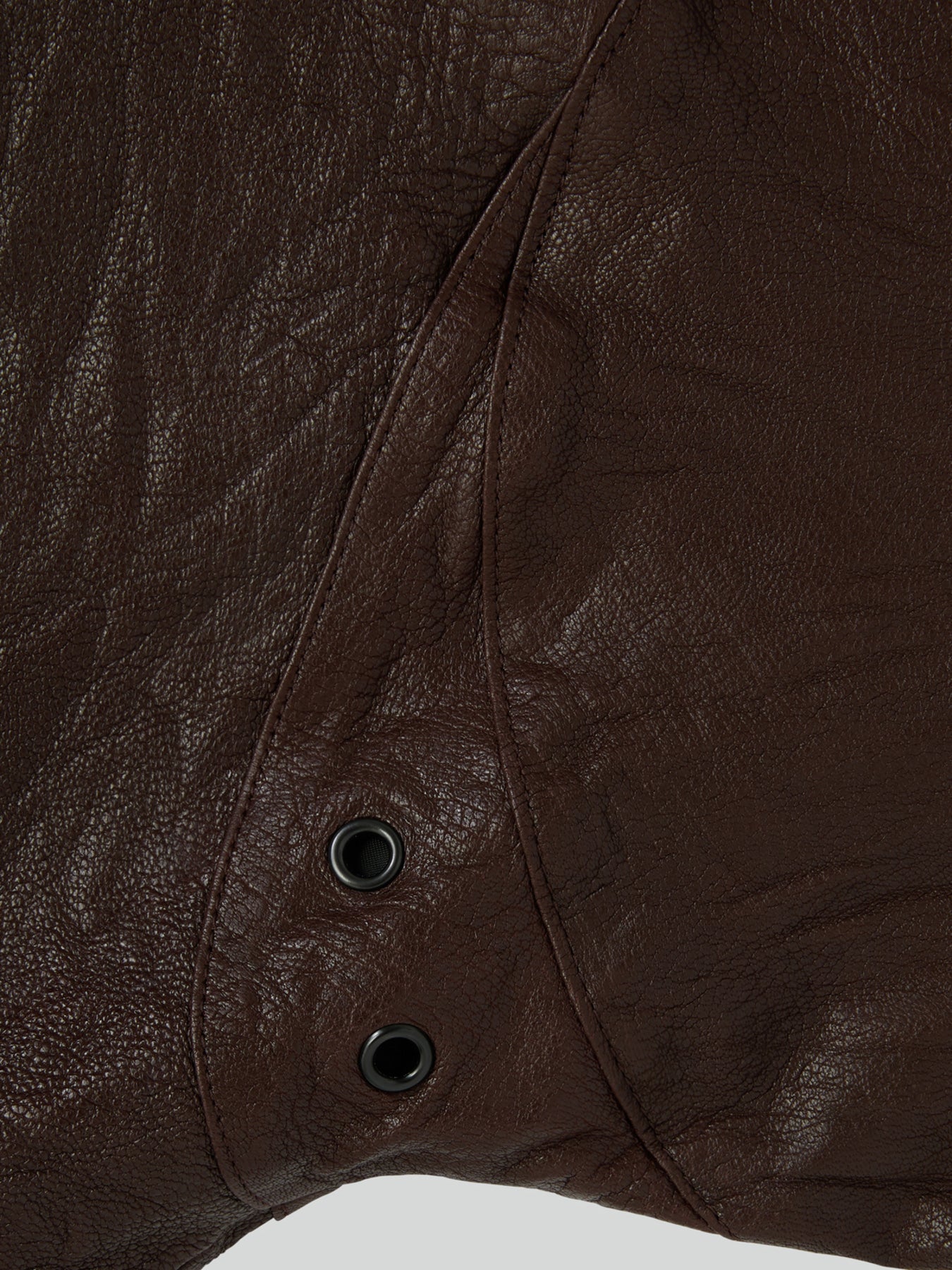 Recto - High-Neck Leather Jumper (Brown) product image 11 | TRAB K-Fashion Australia