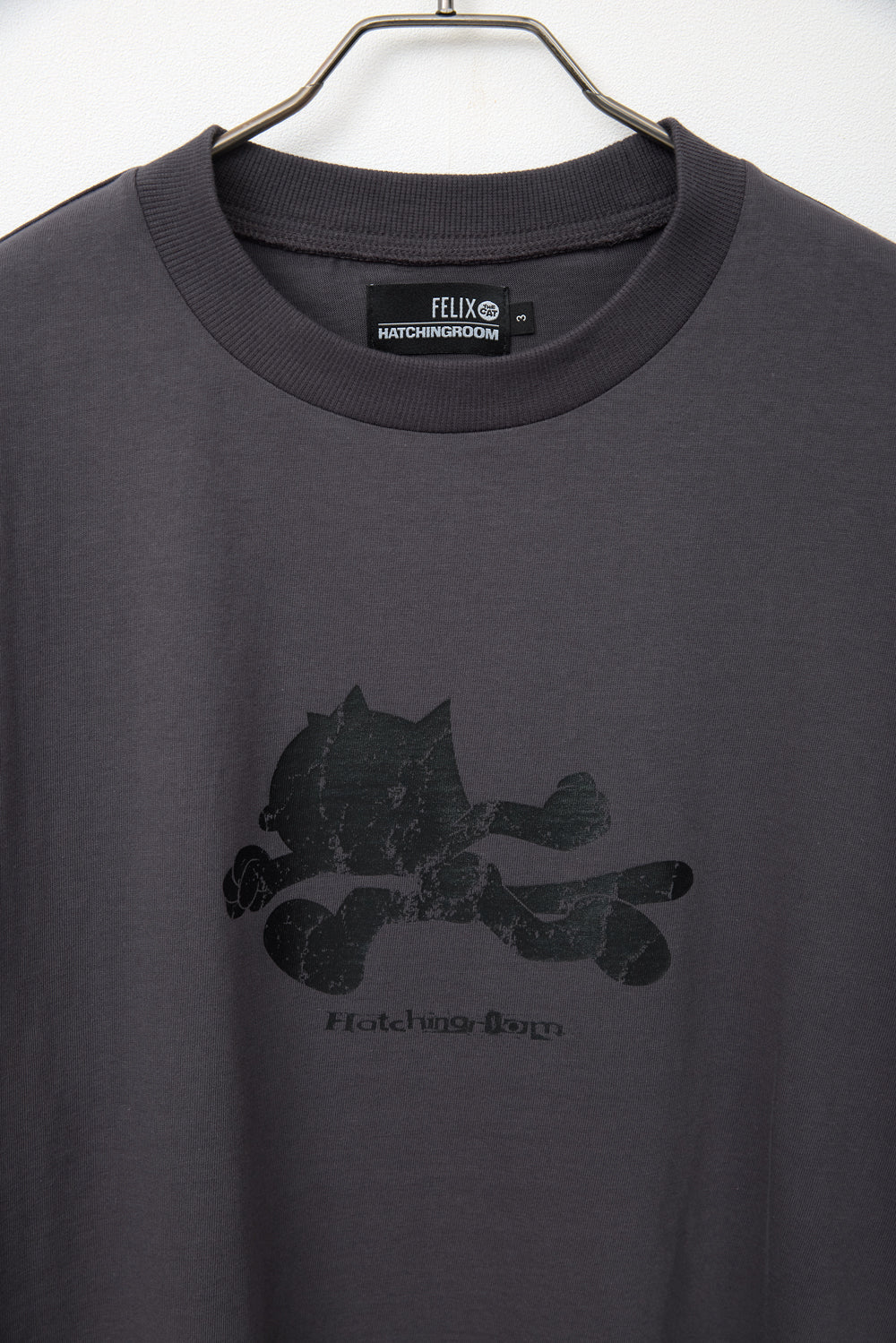 Hatchingroom - Ghost Felix Tee Purple (Charcoal) product image 3 | TRAB K-Fashion Australia