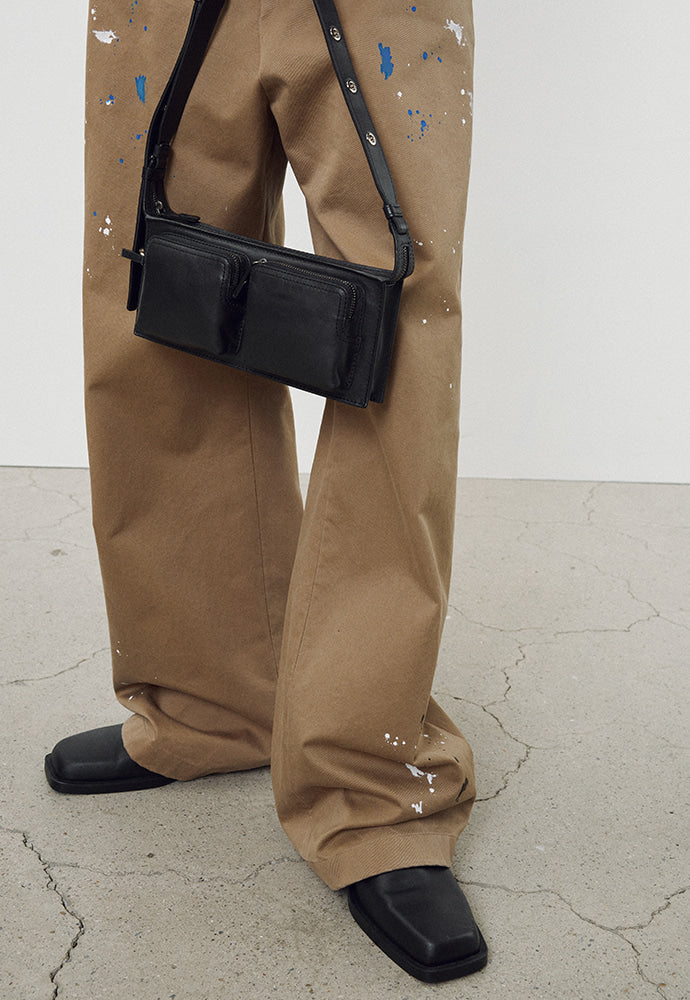 Tonywack - Wide-Leg Heavy Cotton Painter Pants (Beige) product image 5 | TRAB K-Fashion Australia