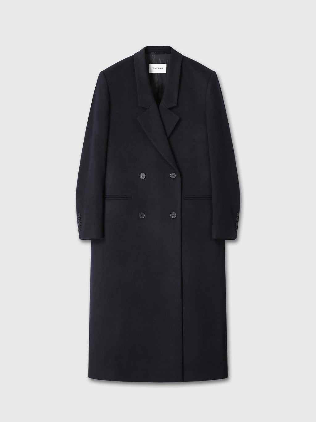 Tonywack - Tailored Double-Breasted Maxi Coat (Navy) product image 11 | TRAB K-Fashion Australia