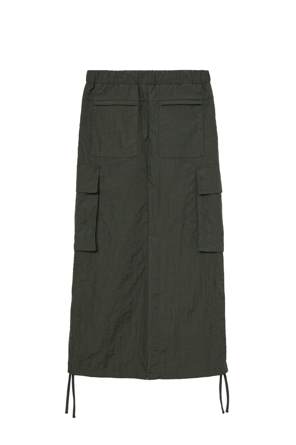 Deinet - Nylon Utility Cargo Skirt (Khaki) product image 2 | TRAB K-Fashion Australia