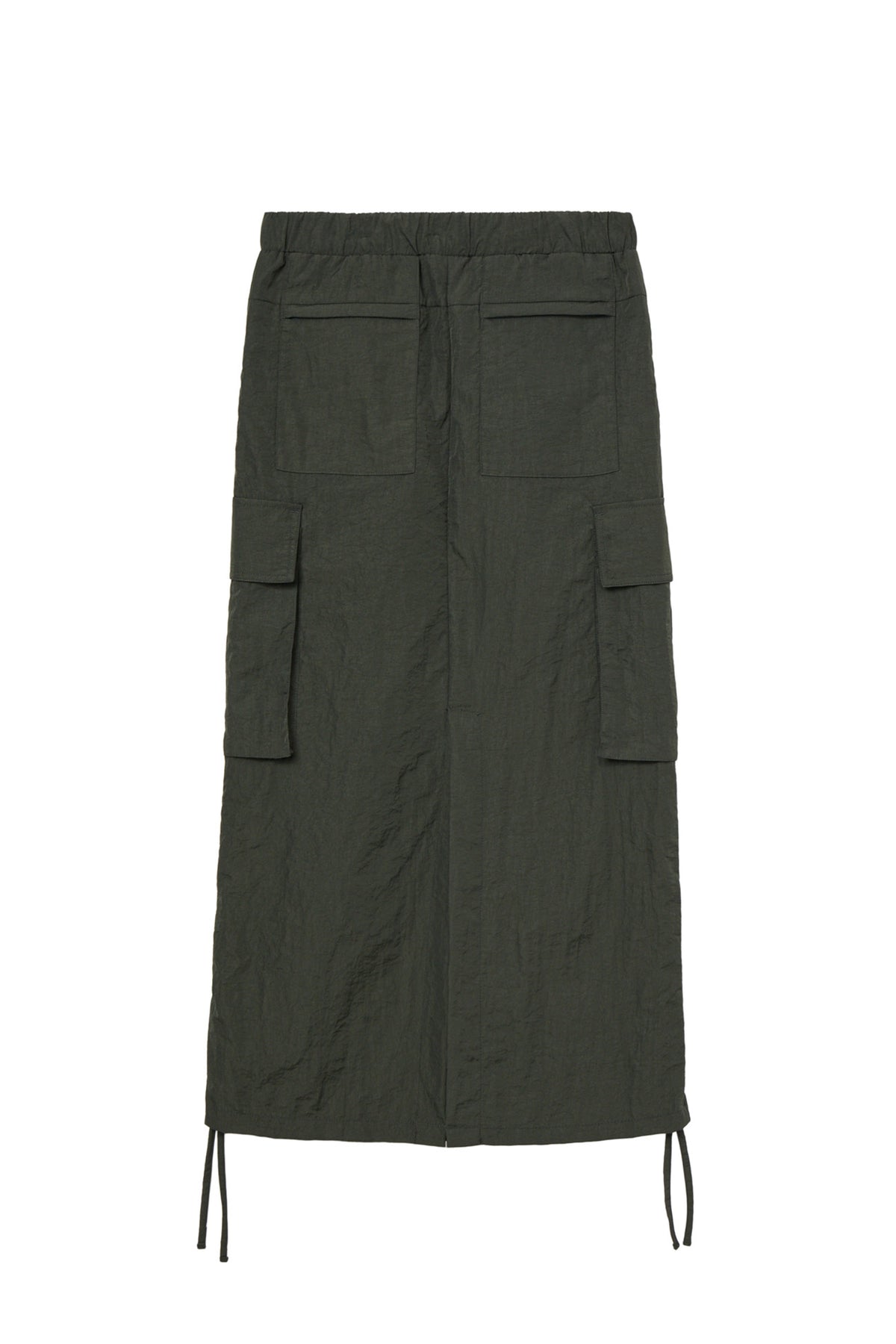 Deinet - Nylon Utility Cargo Skirt (Khaki) product image 2 | TRAB K-Fashion Australia