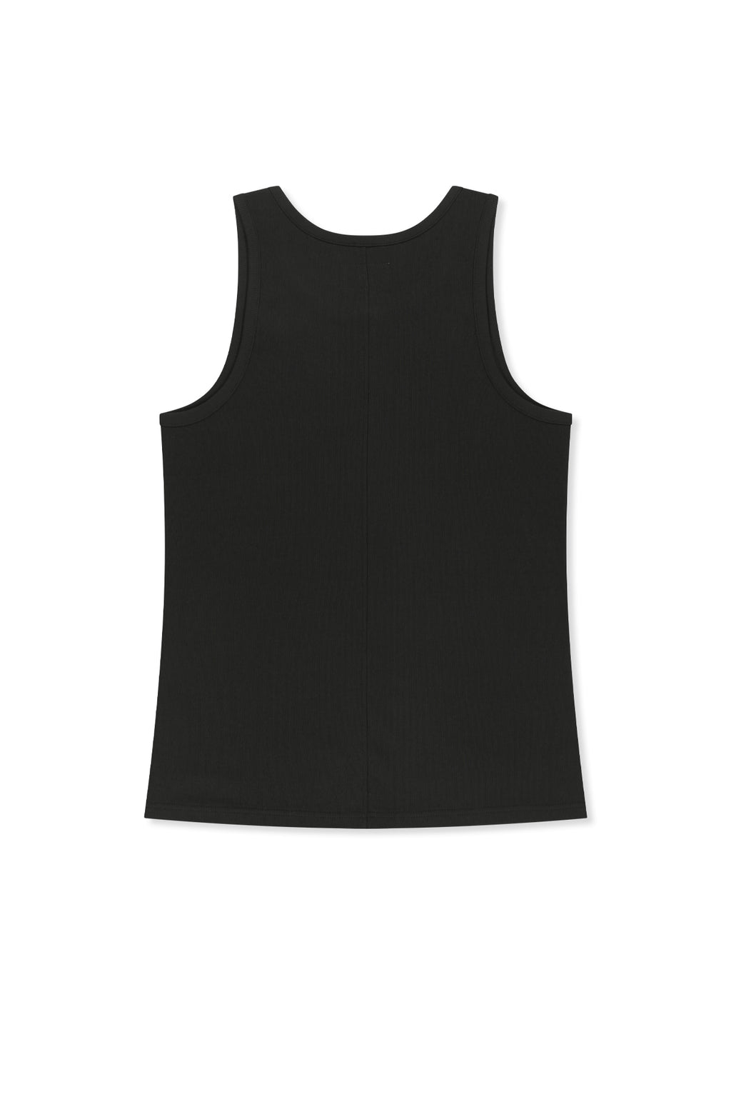 Matin Kim - Sleeveless Henley Top (Black) product image 2 | TRAB K-Fashion Australia