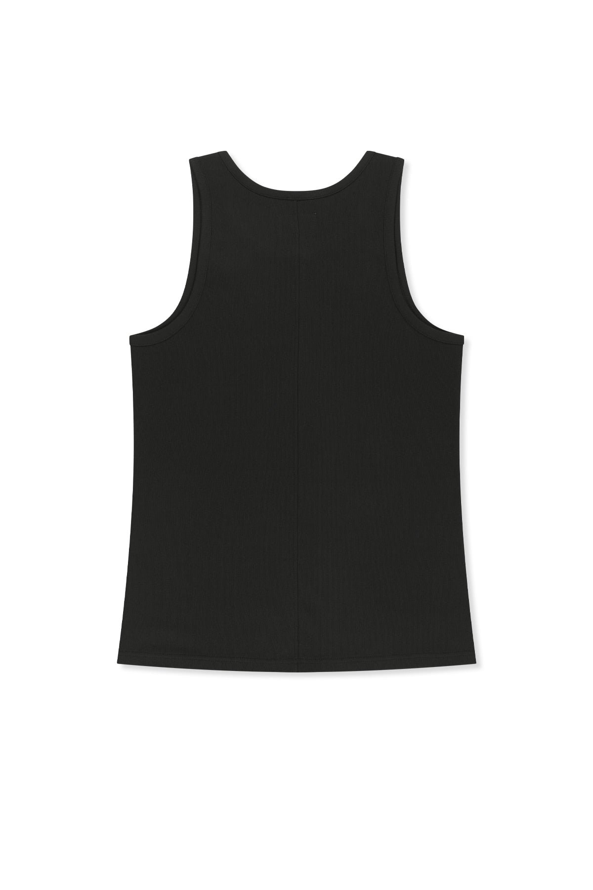Matin Kim - Sleeveless Henley Top (Black) product image 2 | TRAB K-Fashion Australia