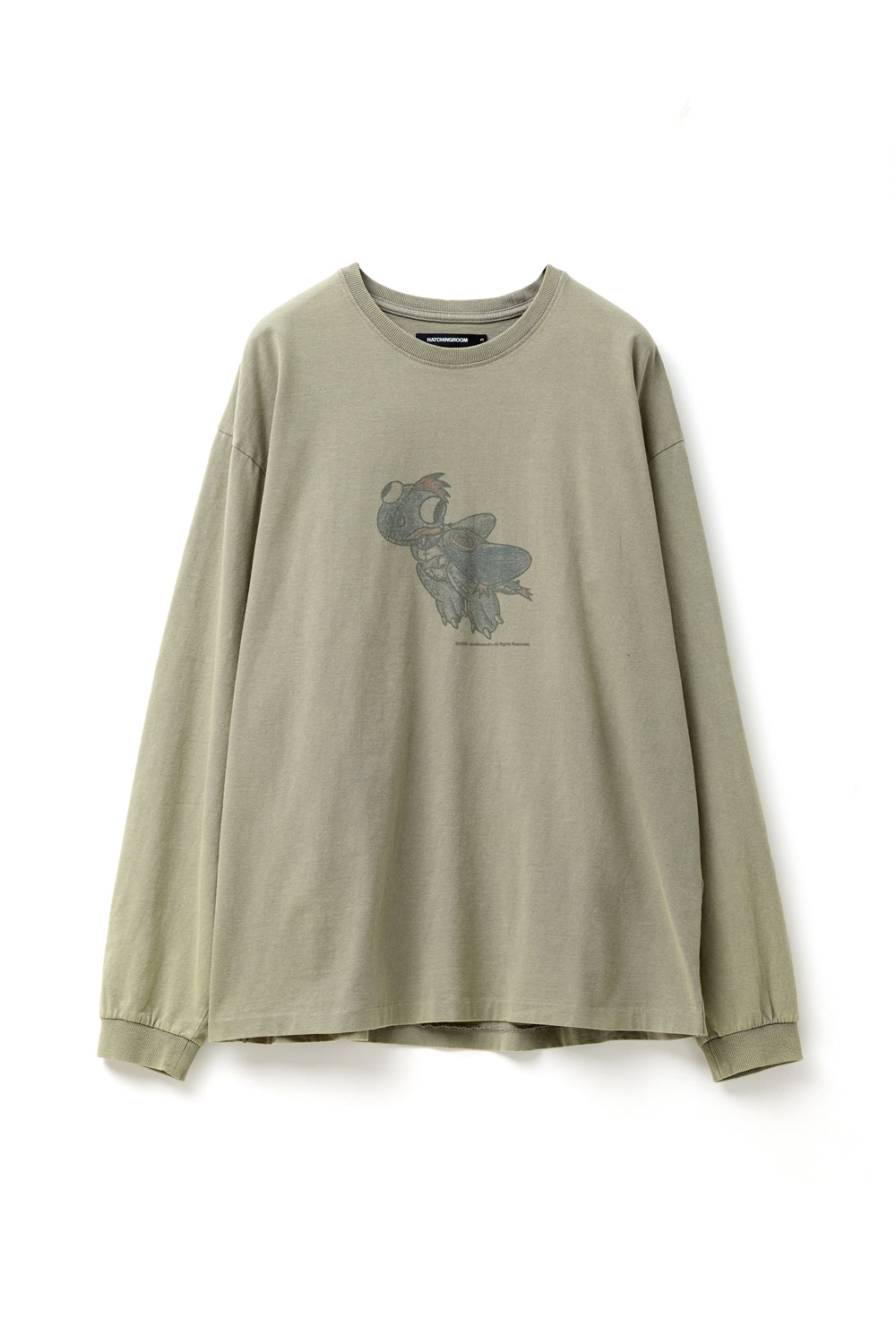 Hatchingroom - VTG Blue Dragon Tee Washed (Olive) product image 1 | TRAB K-Fashion Australia