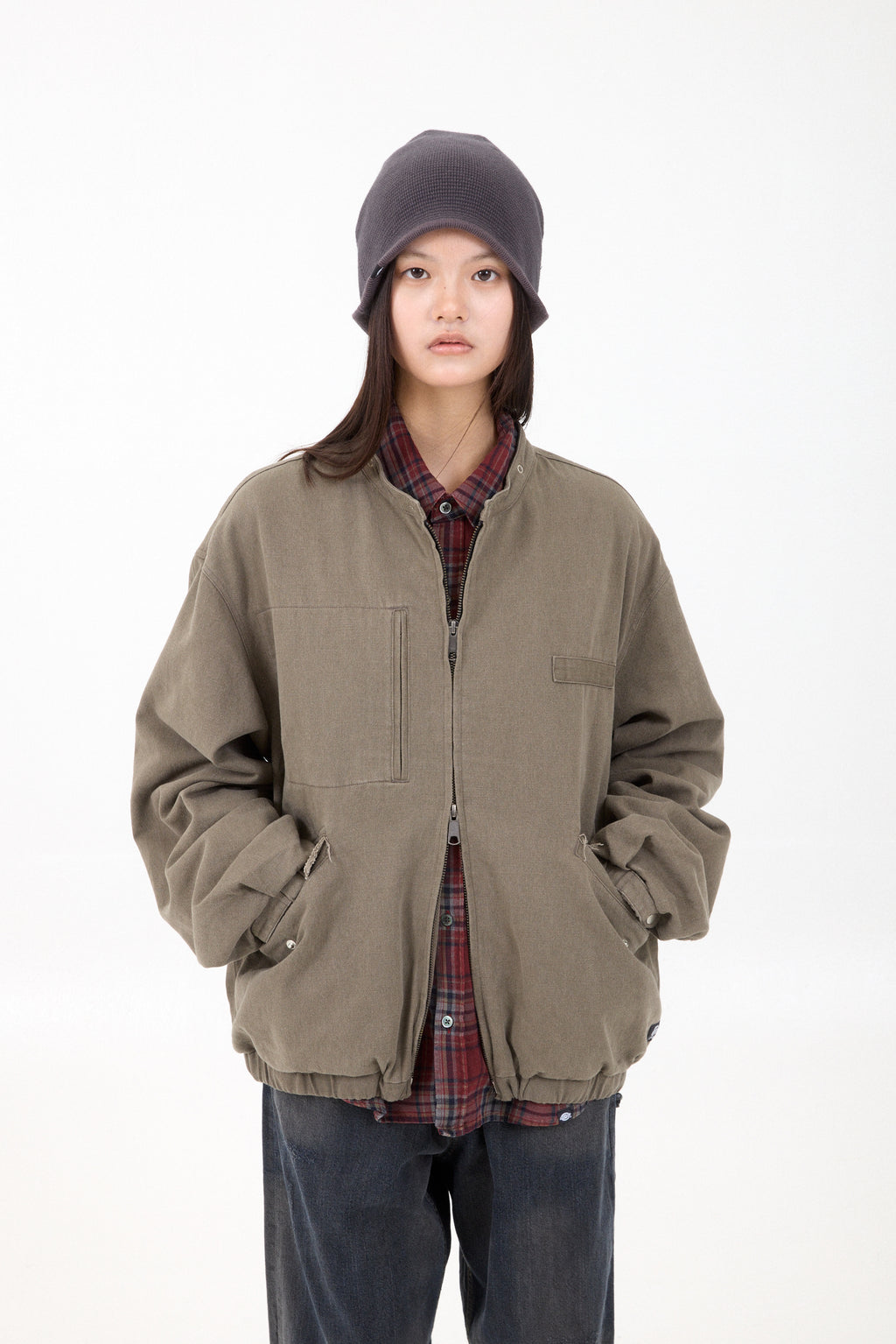 Hatchingroom - Detachable Flight Jacket (Olive) product image 14 | TRAB K-Fashion Australia