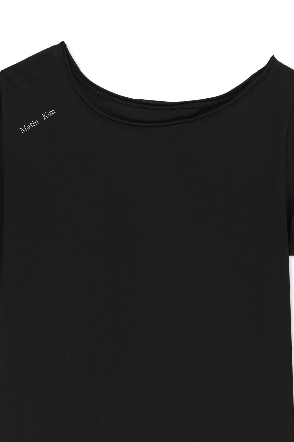 Matin Kim - Asymmetric Off Shoulder Top (Black) product image 3 | TRAB K-Fashion Australia
