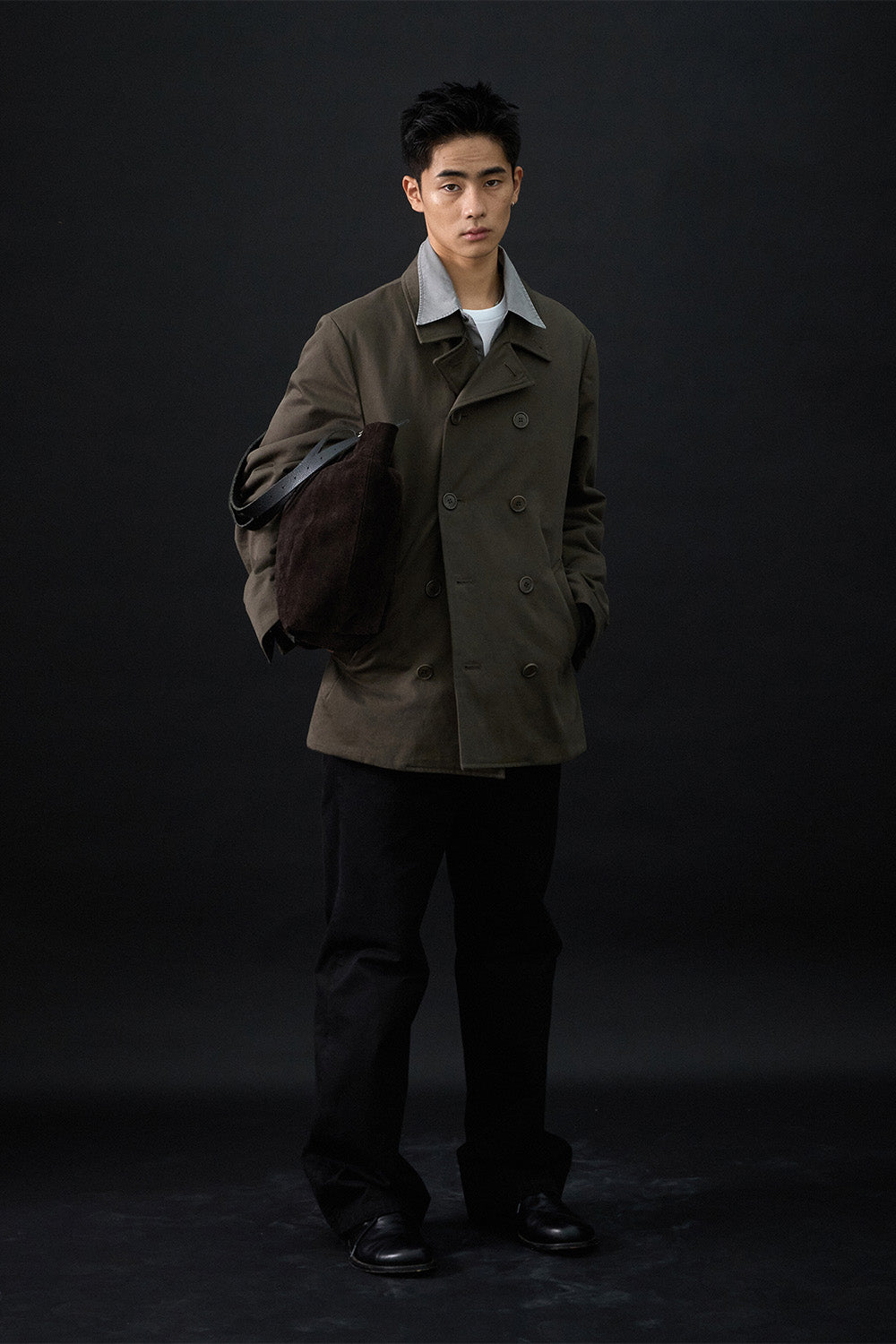 Hatchingroom - Pea Coat (Khaki) product image 13 | TRAB K-Fashion Australia