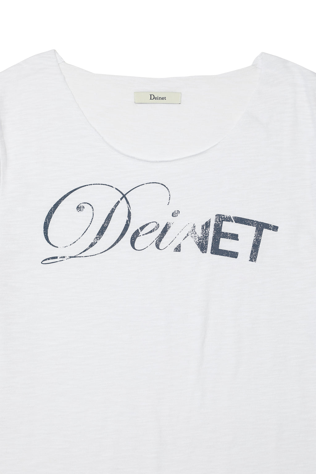 Deinet - Off Shoulder Graphic T-Shirt (White) product image 3 | TRAB K-Fashion Australia