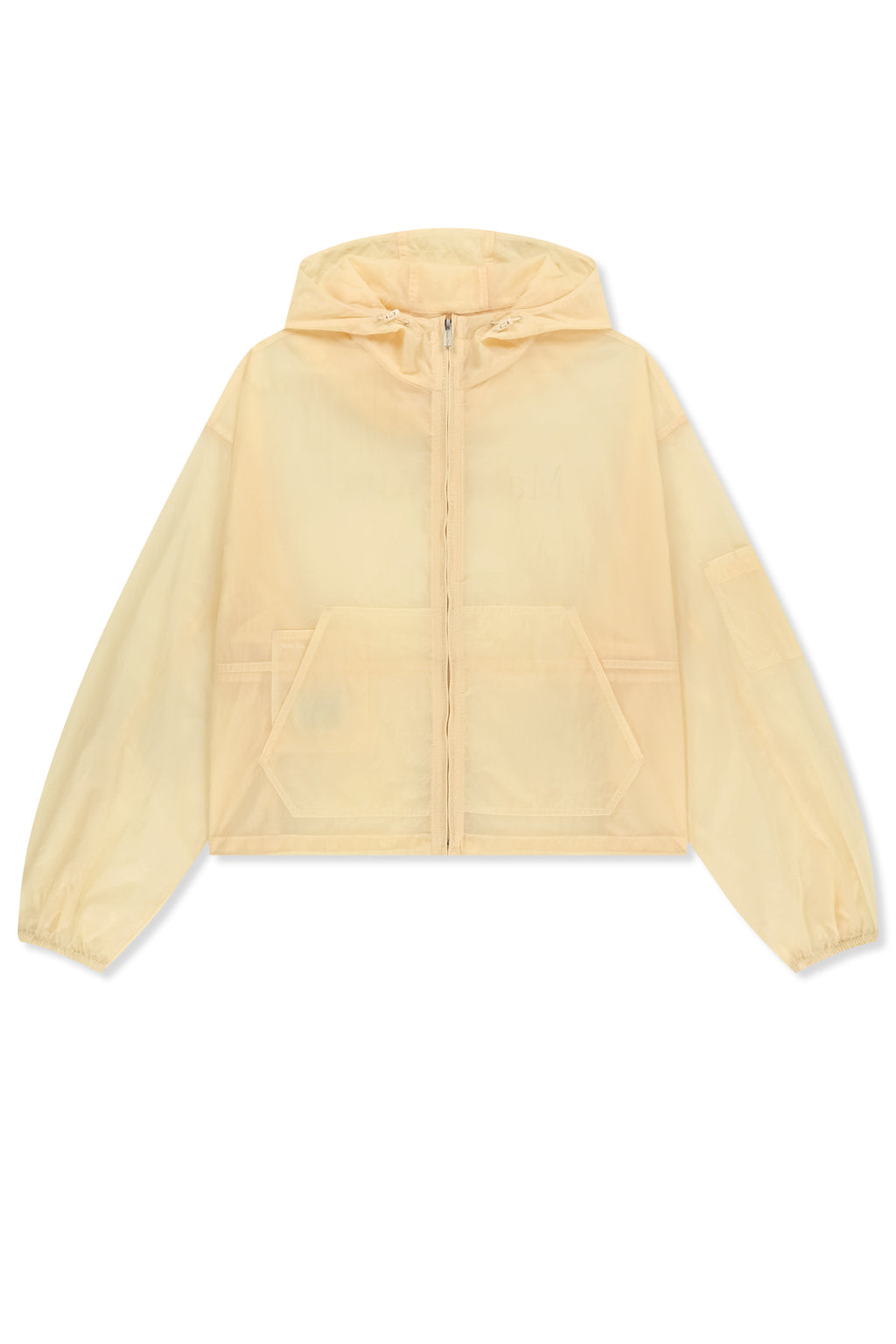 Matin Kim - Back Logo Hoody Windbreaker (Cream) product image 2 | TRAB K-Fashion Australia