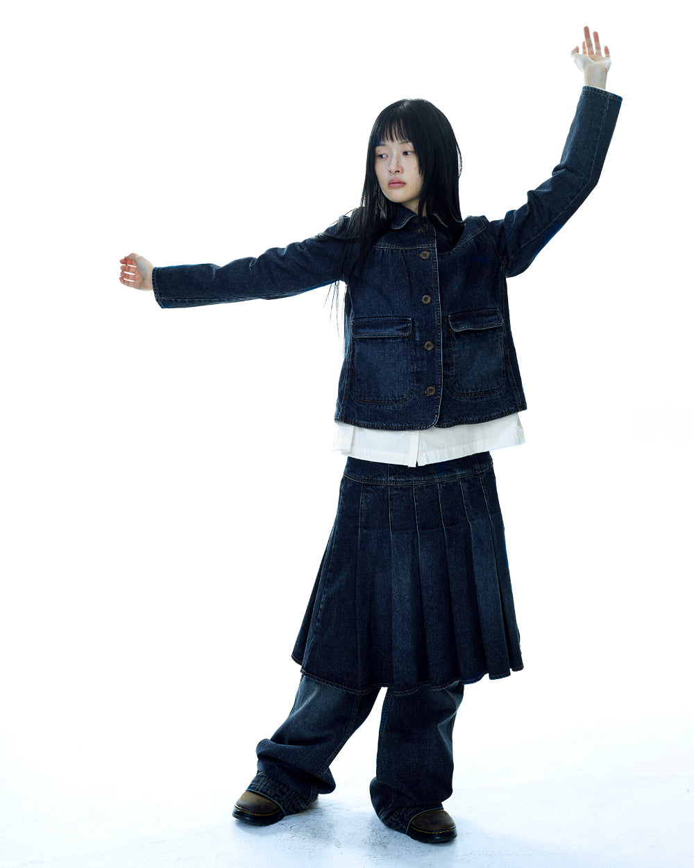 Coyseio - Deep Denim Jacket (Navy) product image 14 | TRAB K-Fashion Australia