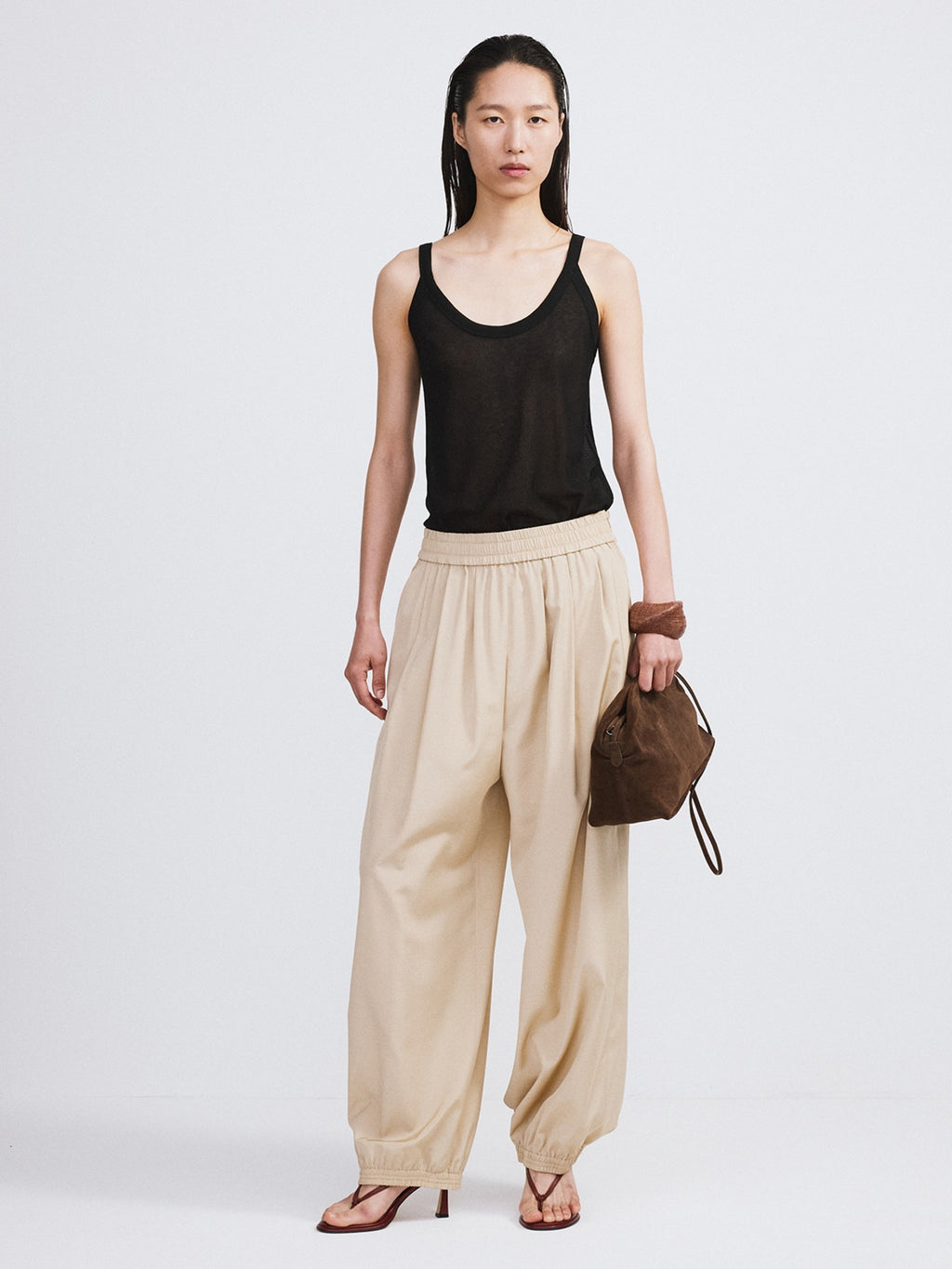 Recto - Banding Jogger Suit Pants (Light Beige) product image 1 | TRAB K-Fashion Australia