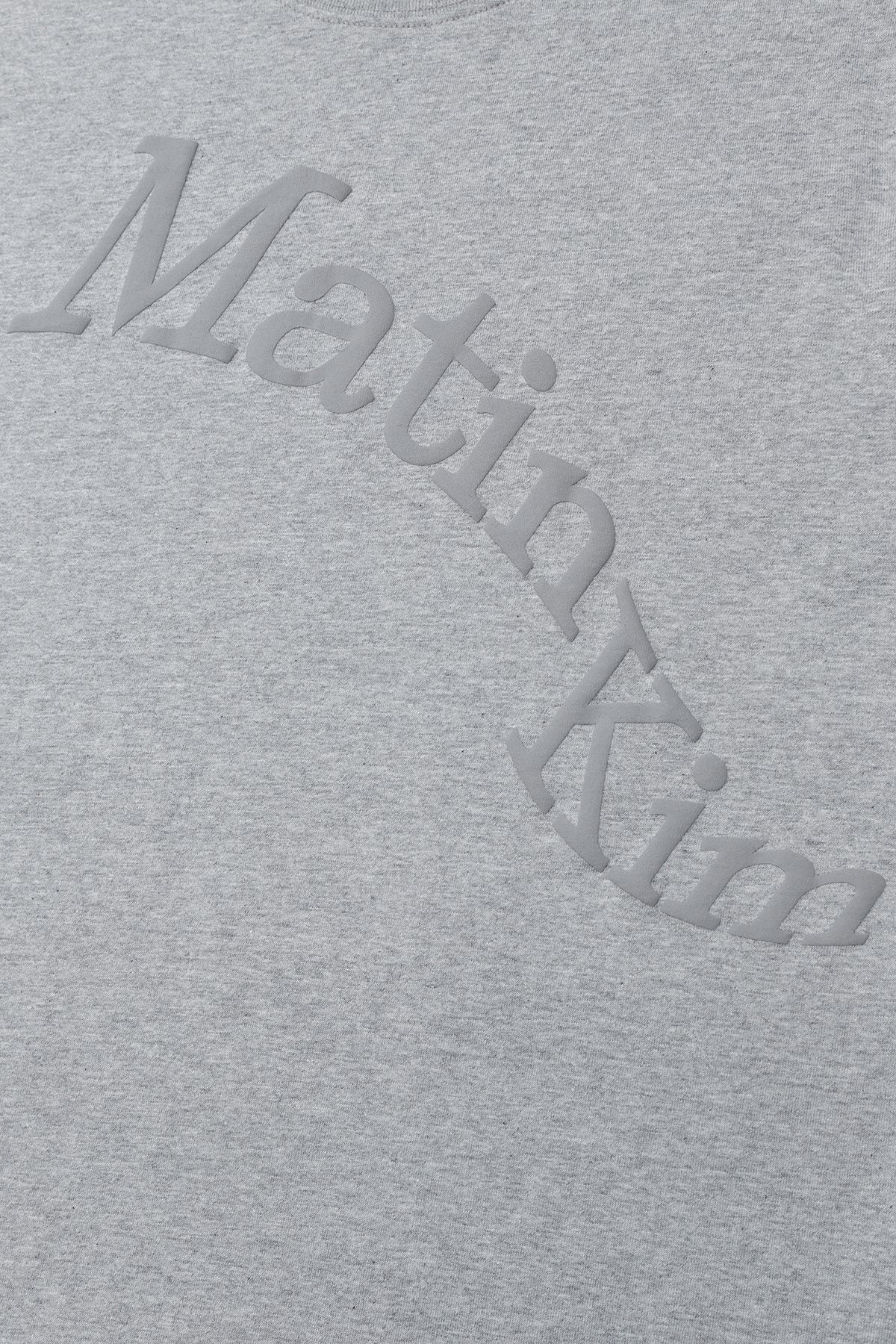 Matin Kim - Matin Wave Printing Logo Top (Grey) product image 4 | TRAB K-Fashion Australia