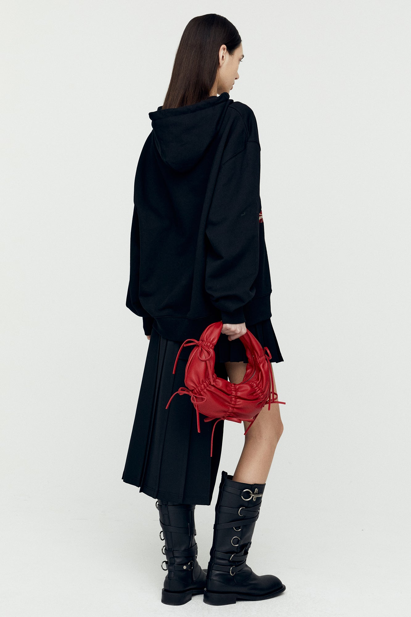 Andersson Bell - (essential) Adsb Fiore Hoodie (Black) product image 2 | TRAB K-Fashion Australia