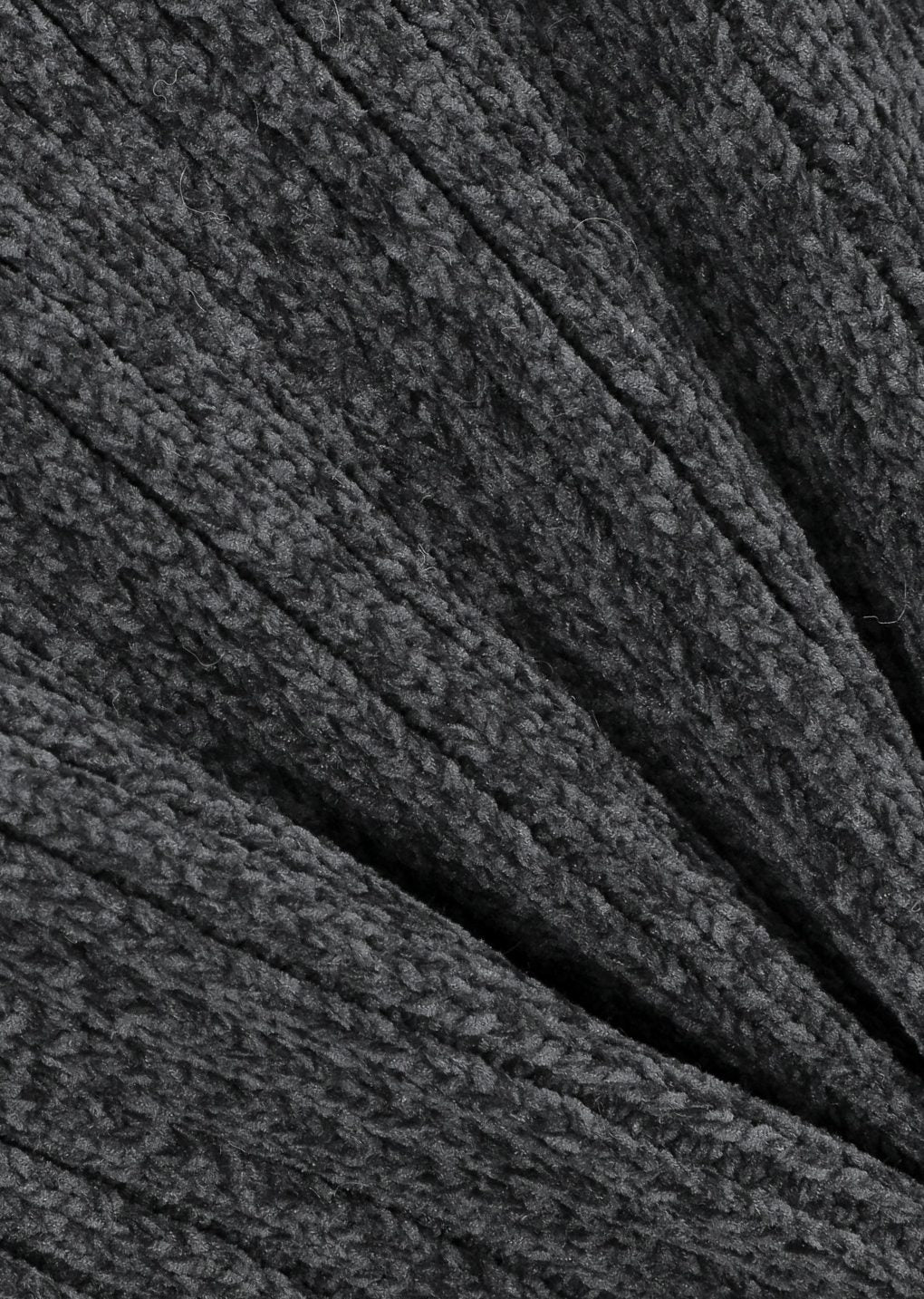 Amomento - Ribbed velvet knit top (Charcoal) product image 7 | TRAB K-Fashion Australia