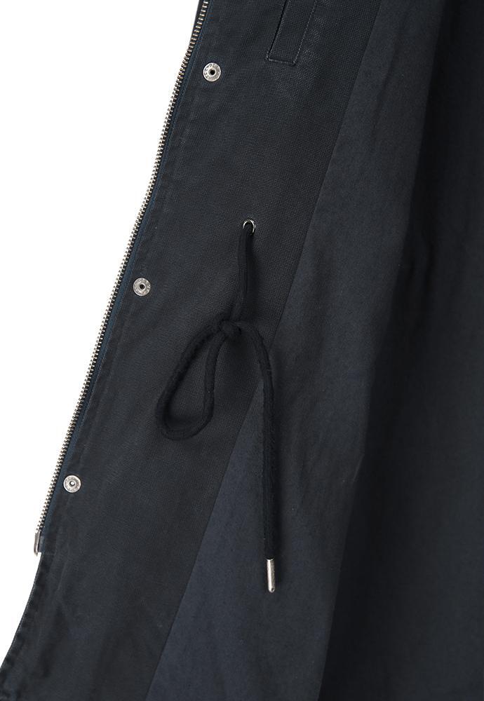 Art if acts - Leather Collar Garment Field Jacket (Faded Navy) product image 15 | TRAB K-Fashion Australia
