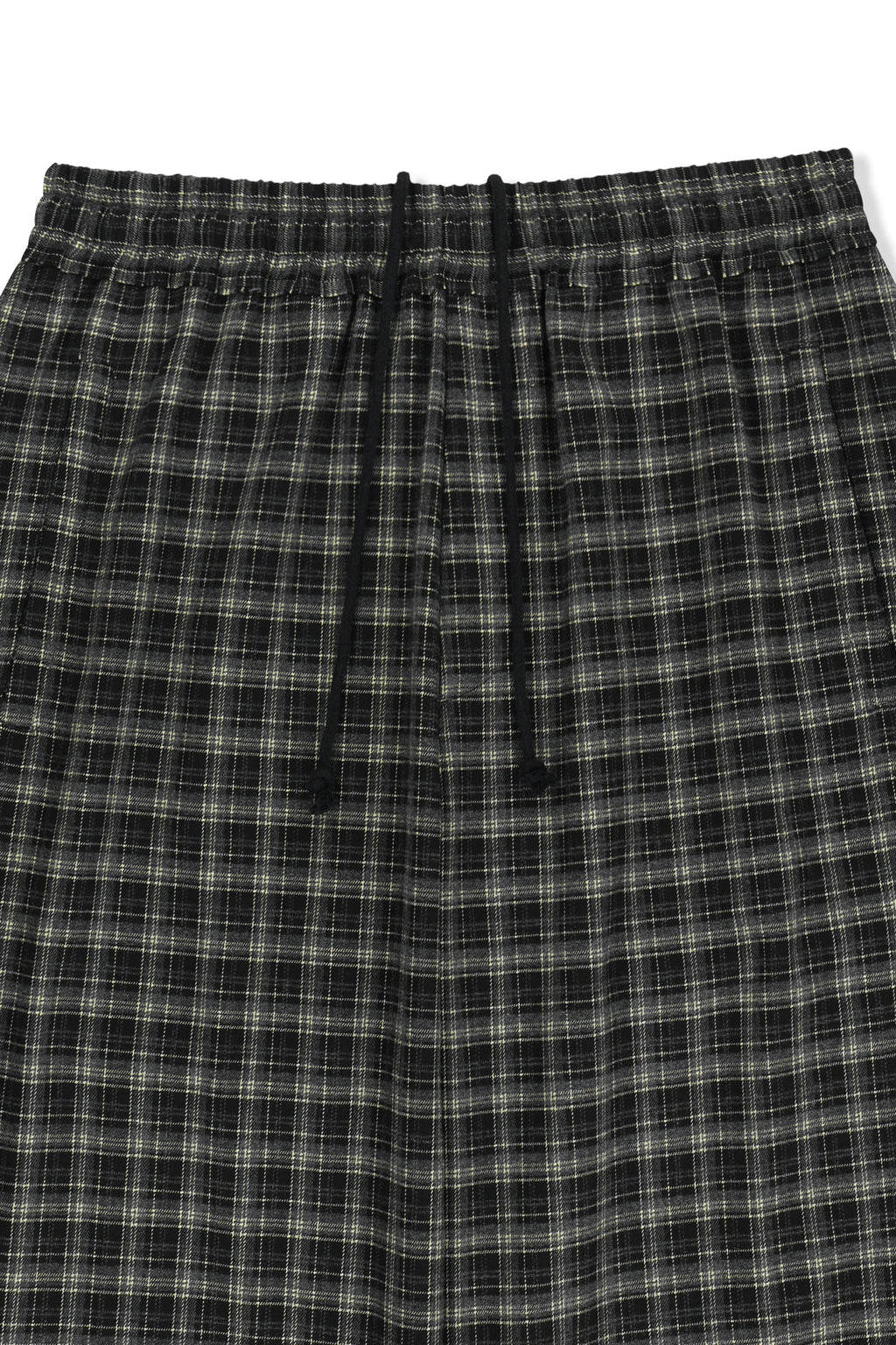 Matin Kim - Check Mix Jersey Pants (Black) product image 3 | TRAB K-Fashion Australia
