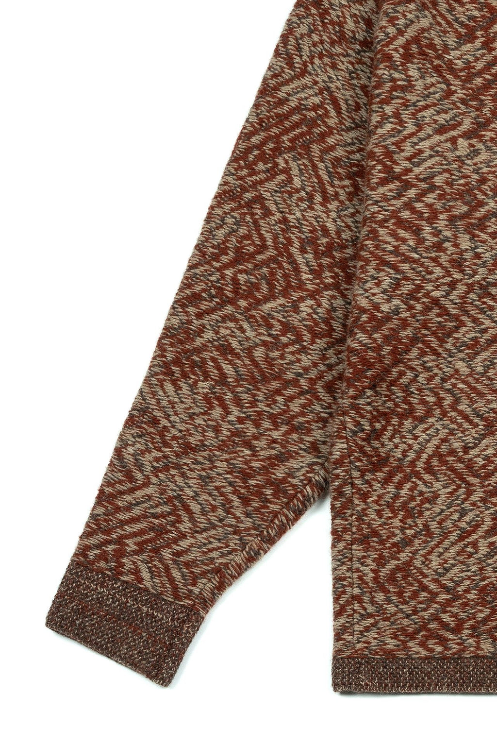 Ioedle - Maze Knit Cardigan (Red Brown) product image 7 | TRAB K-Fashion Australia