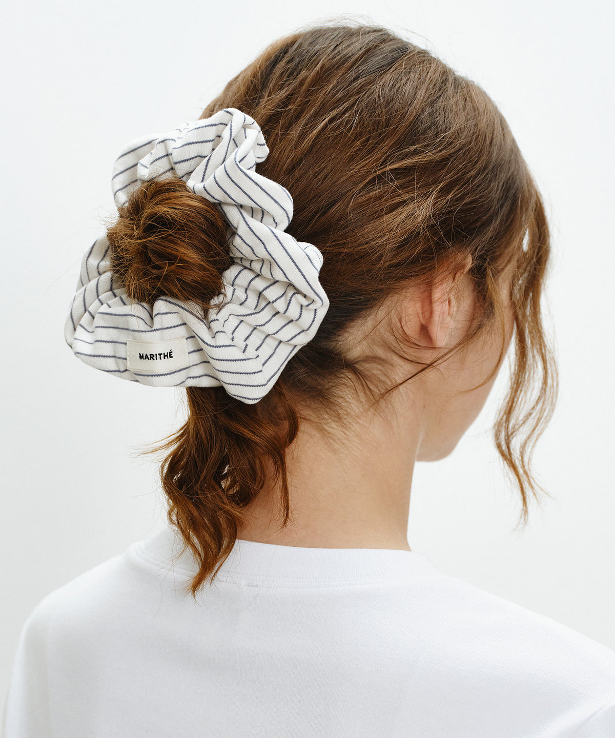 Marithe & Francois Girbaud - Basic Cotton Scrunchie (Stripe) product image 5 | TRAB K-Fashion Australia