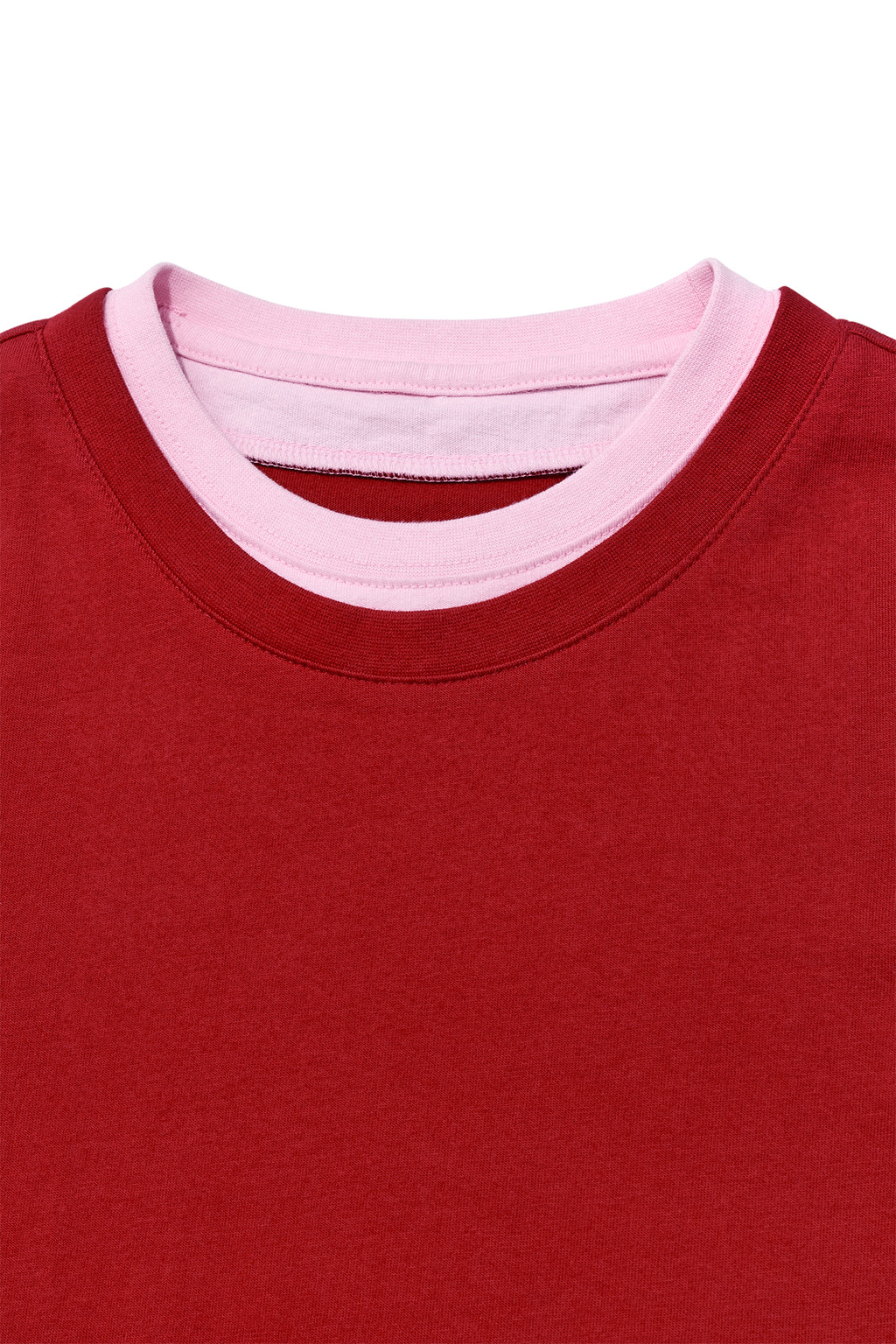 Matin Kim - Color Point Layered Top (Red) product image 3 | TRAB K-Fashion Australia