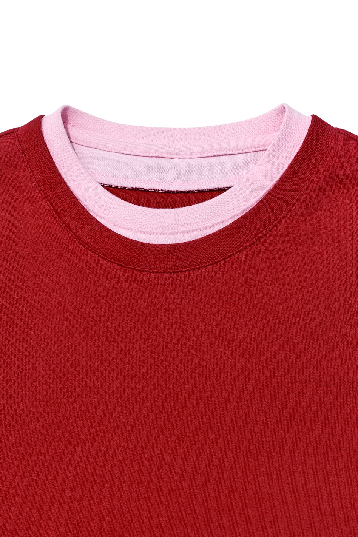 Matin Kim - Color Point Layered Top (Red) product image 3 | TRAB K-Fashion Australia