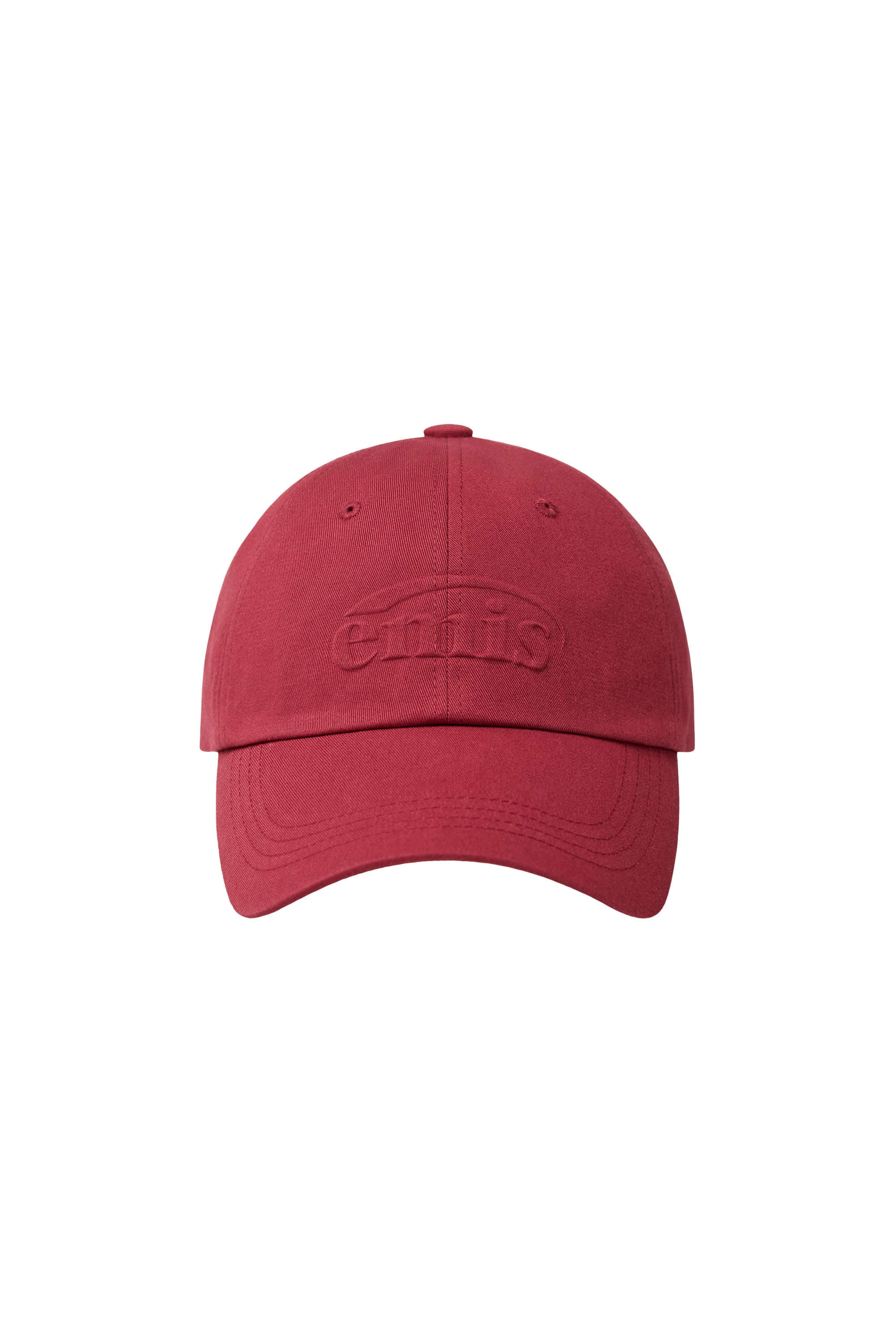 Emis - Embossing Logo Ball Cap (Red) product image 1 | TRAB K-Fashion Australia