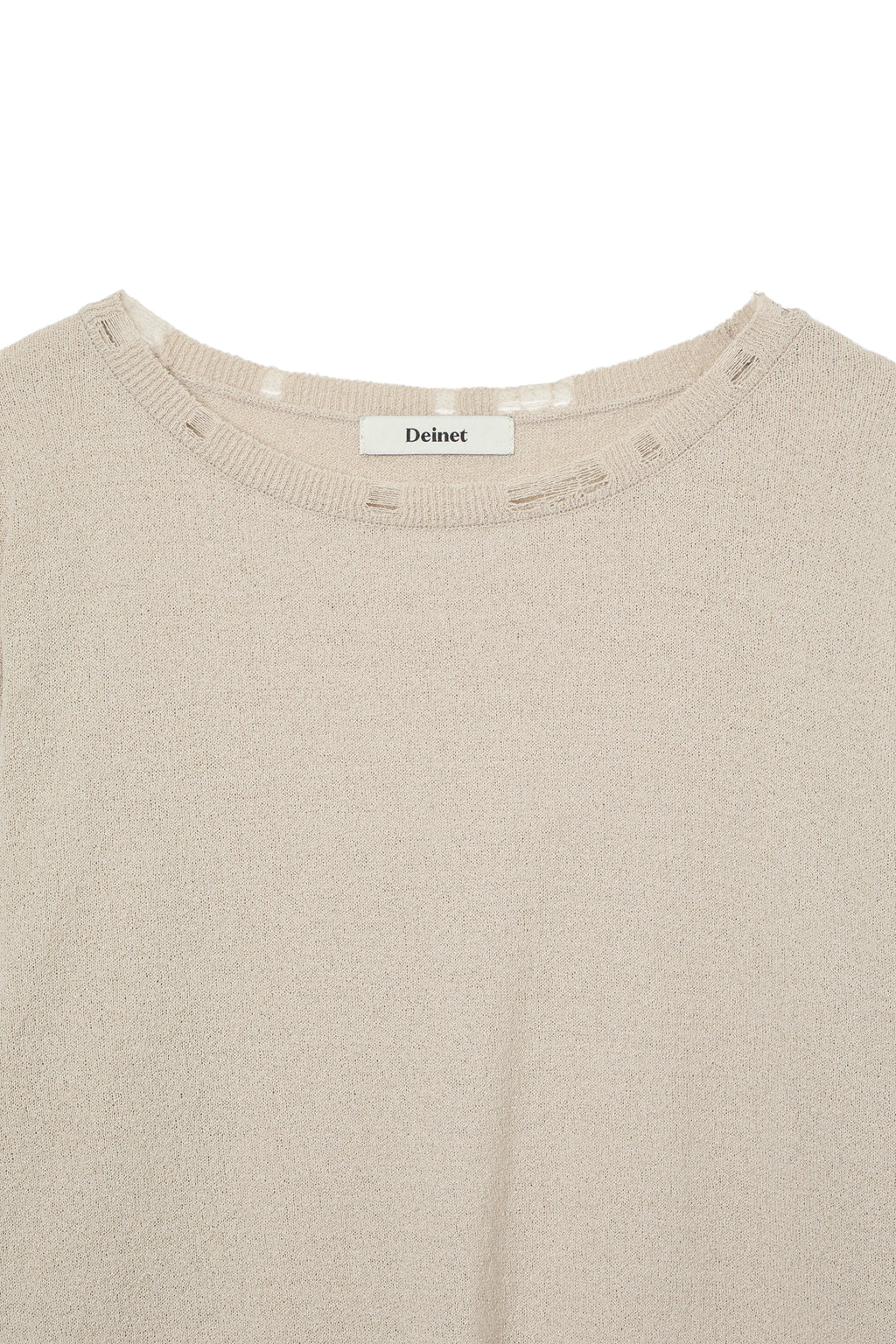Deinet - Side Tie Knit (Beige) product image 3 | TRAB K-Fashion Australia