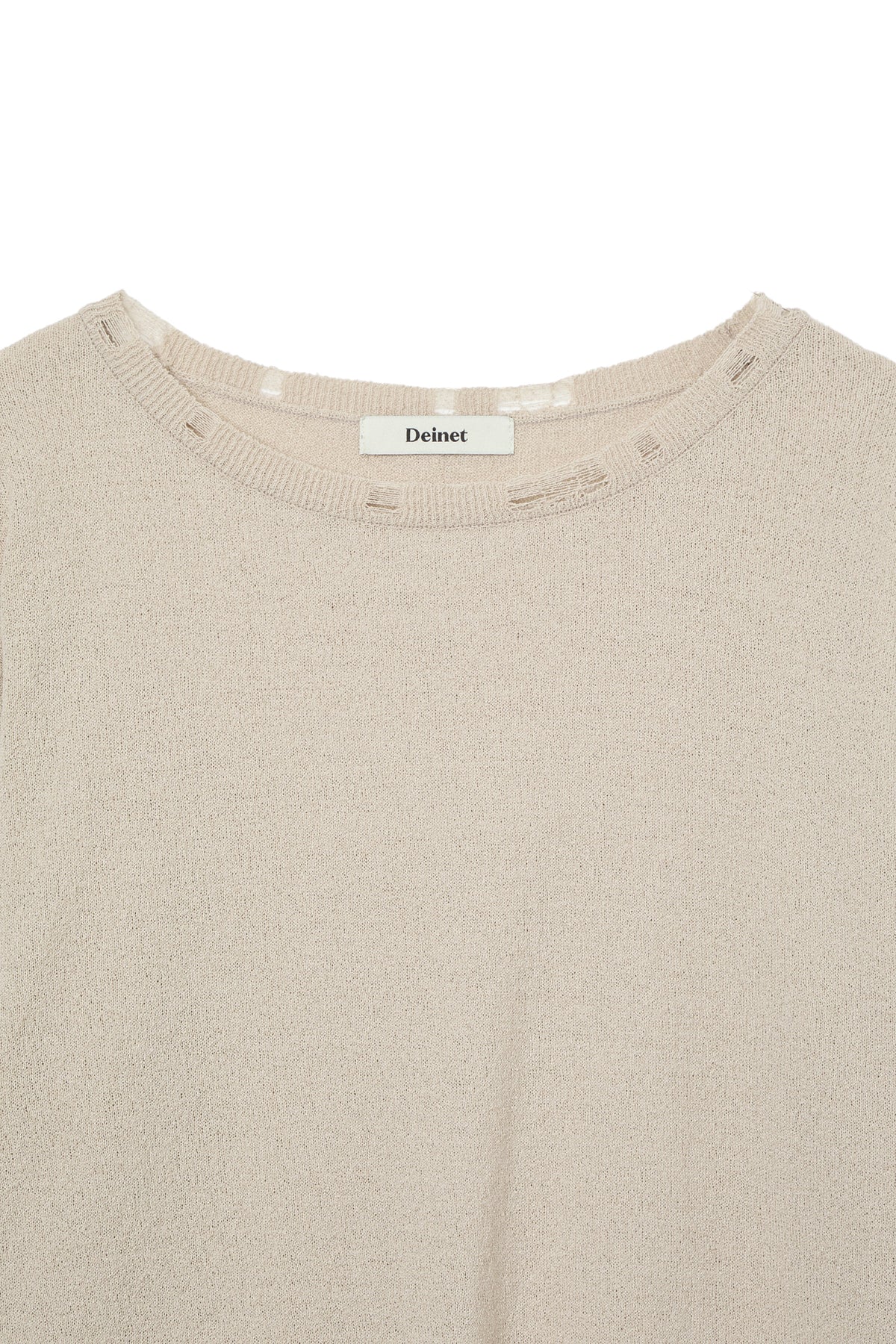 Deinet - Side Tie Knit (Beige) product image 3 | TRAB K-Fashion Australia