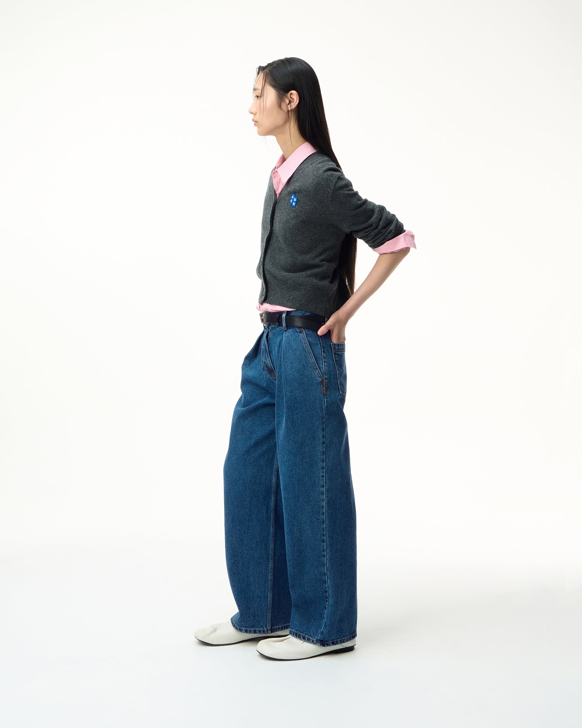 Ader Error - Sig; SV Tag jeans 02 (Blue) product image 2 | TRAB K-Fashion Australia