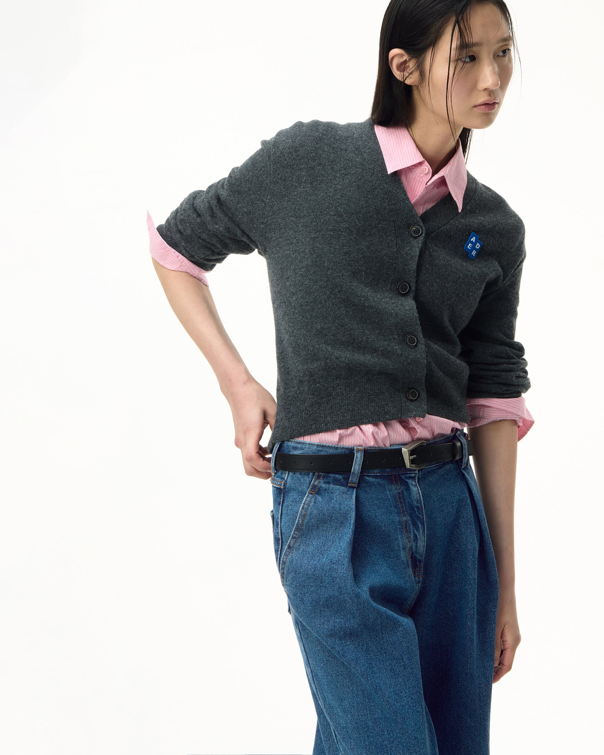 Ader Error - Sig; SV Tag jeans 02 (Blue) product image 3 | TRAB K-Fashion Australia