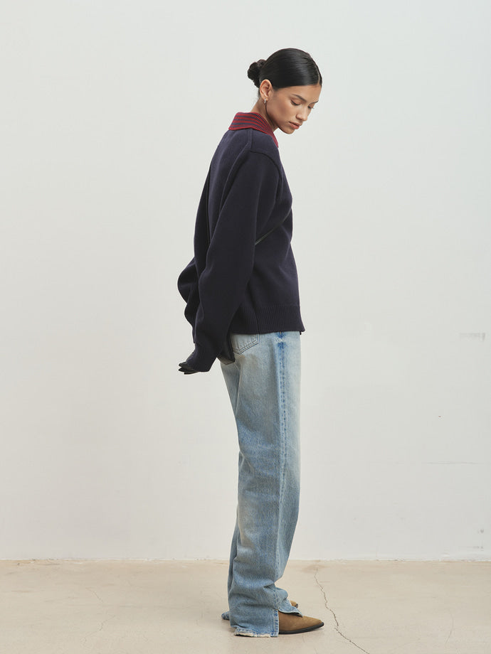 Tonywack - Straight Denim Trousers (Washed Blue) product image 4 | TRAB K-Fashion Australia