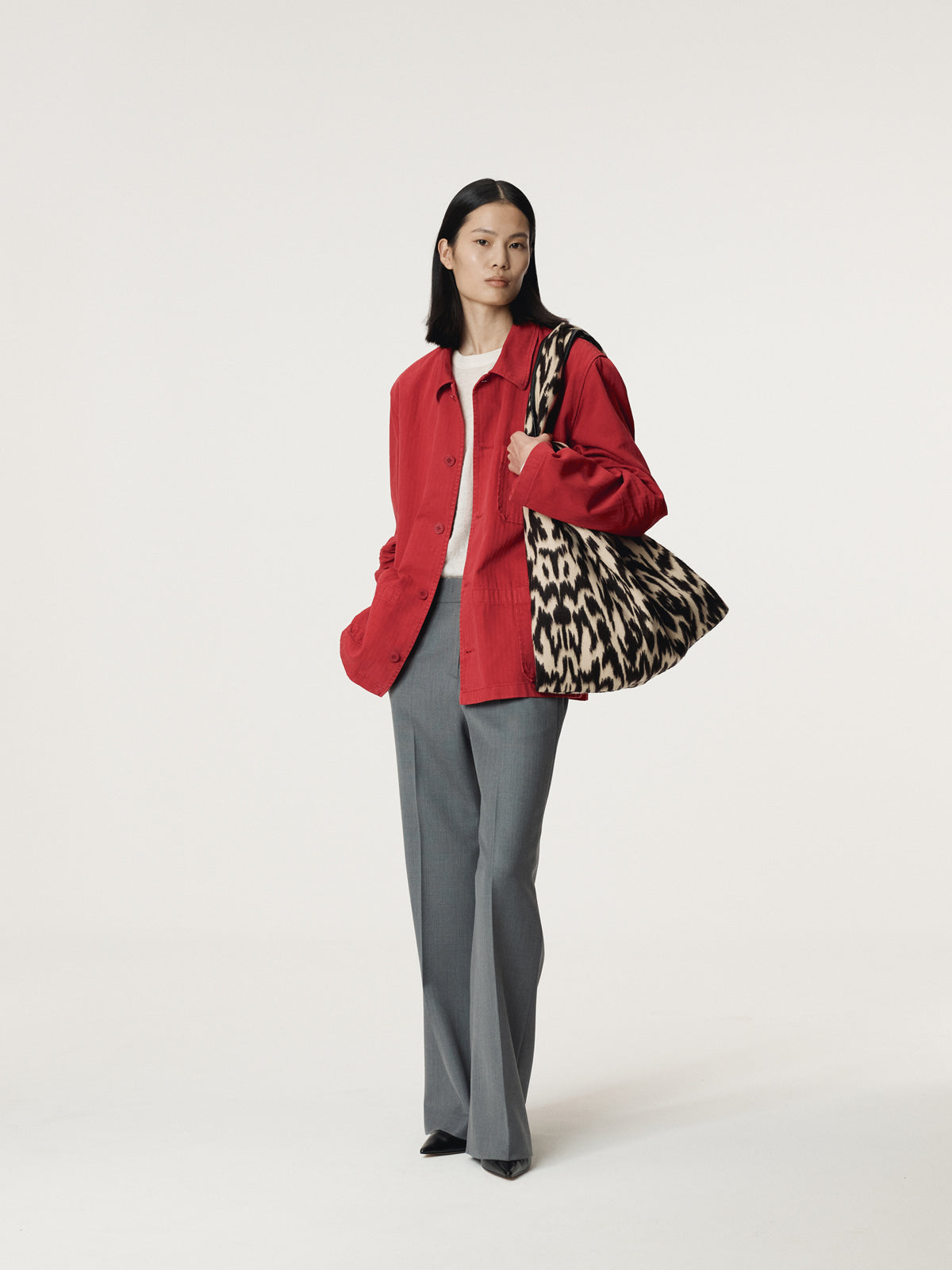 Recto - Garment Dyed Work Jacket (Red) product image 2 | TRAB K-Fashion Australia