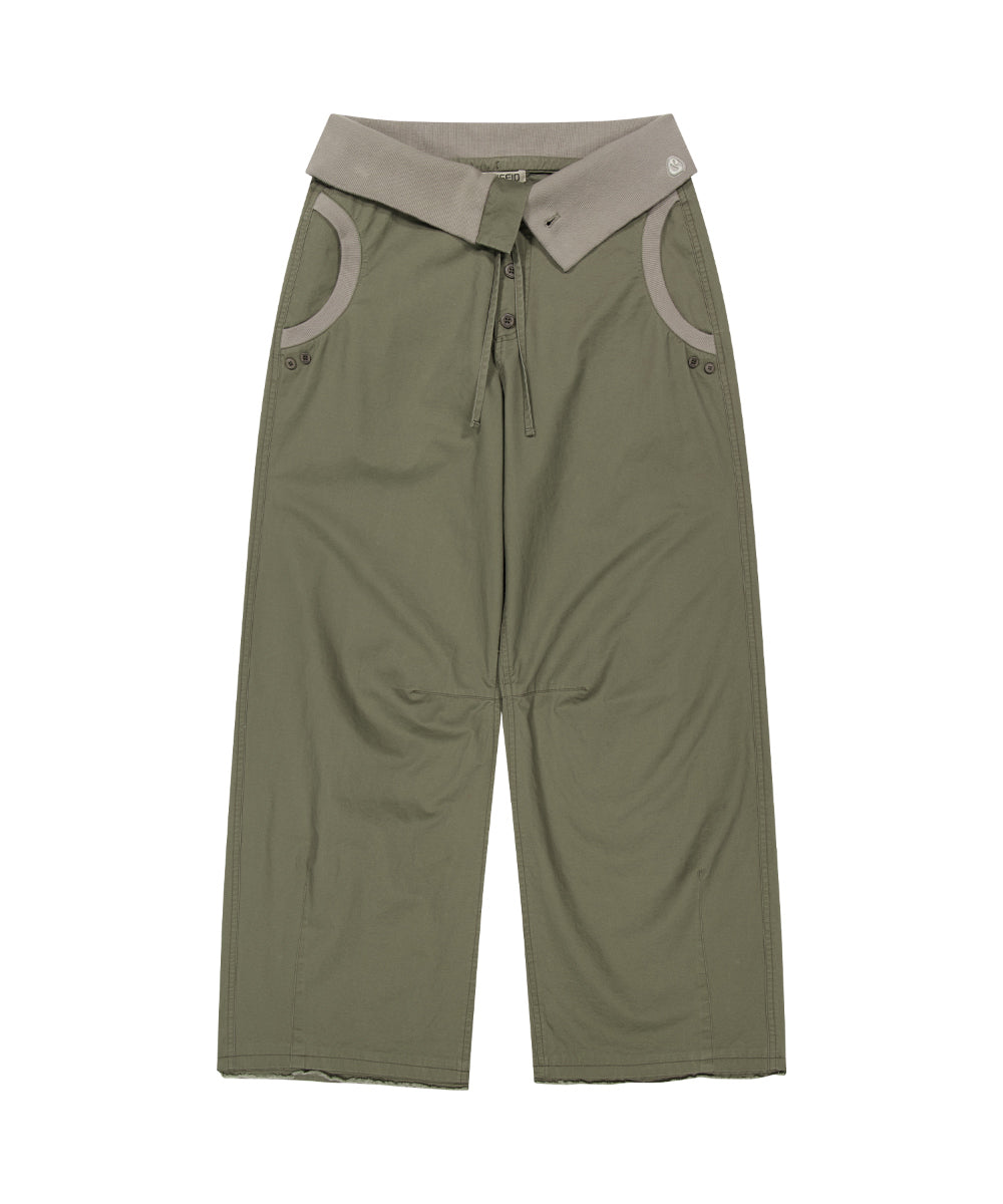 Coyseio - Flow Fold Pants (Khaki) product image 13 | TRAB K-Fashion Australia