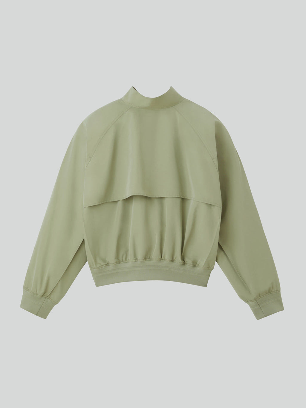 Recto - Crop Harrington Jumper (Light Khaki) product image 6 | TRAB K-Fashion Australia
